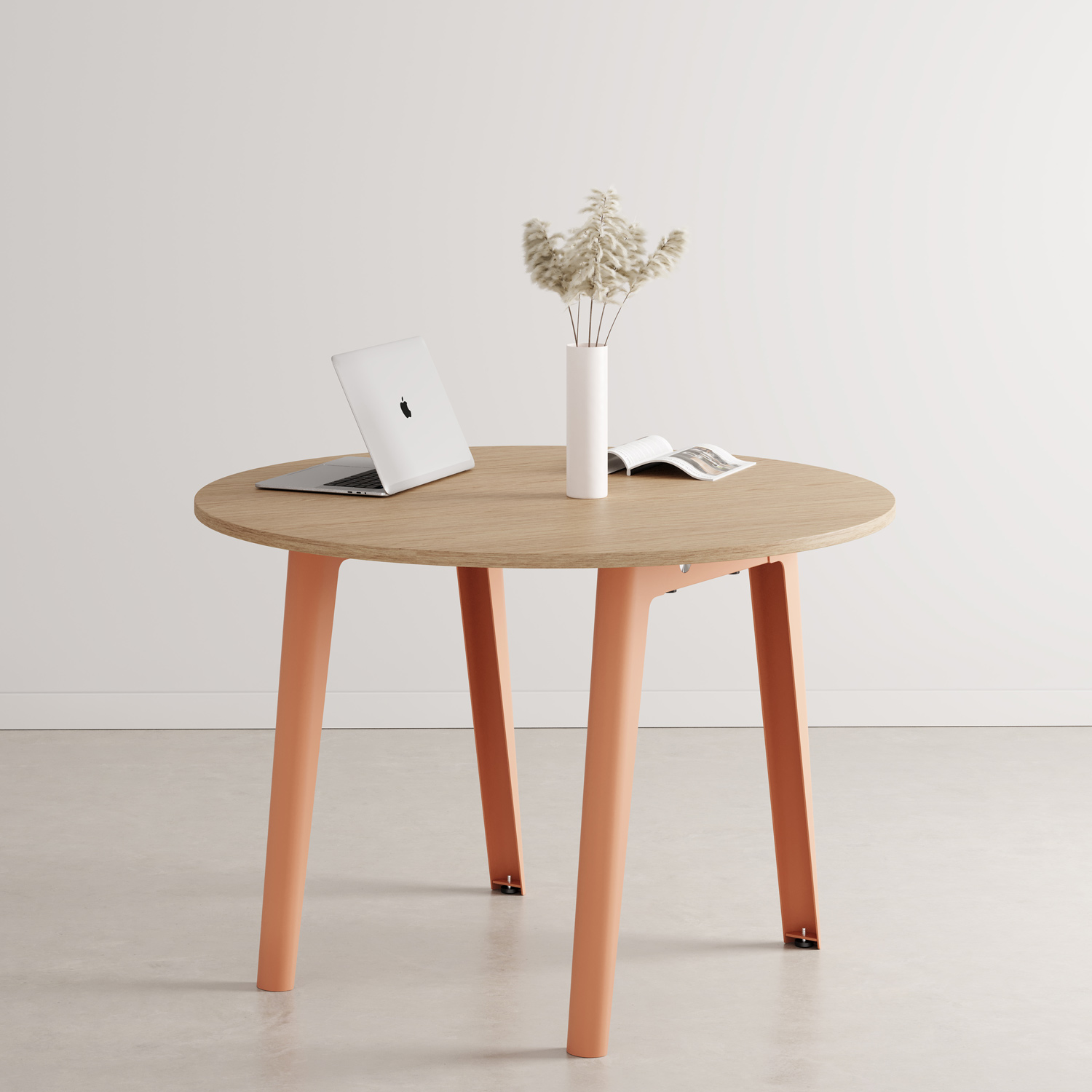 NEW MODERN round meeting table Ø 110cm - eco-certified wood