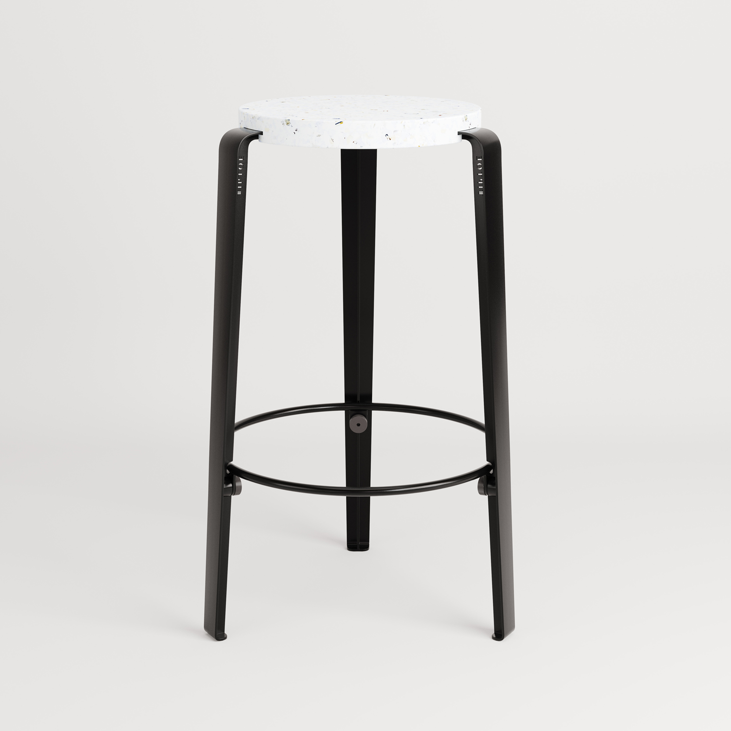 Barhocker LOU - recycelter Kunststoff Venezia - 66cm