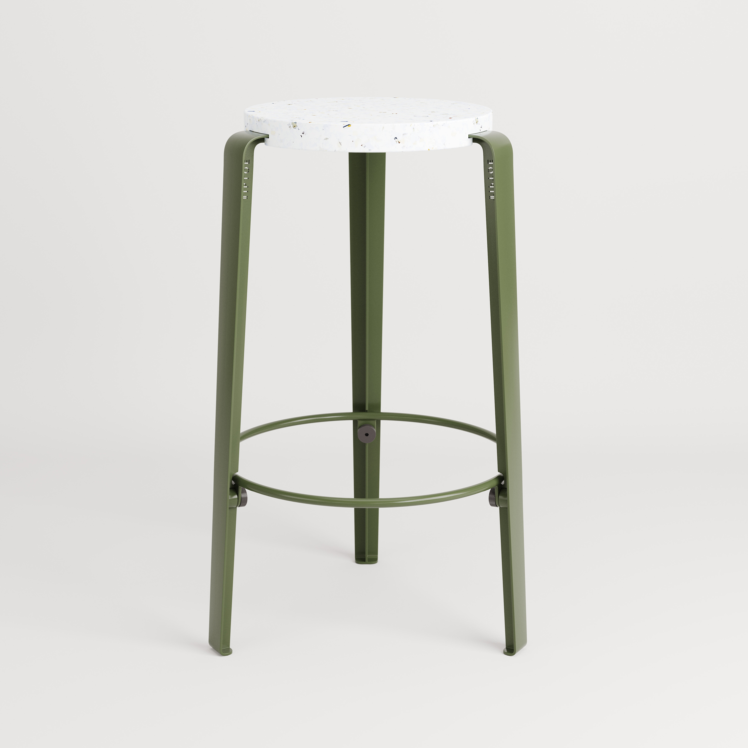 Barhocker LOU - recycelter Kunststoff Venezia - 66cm