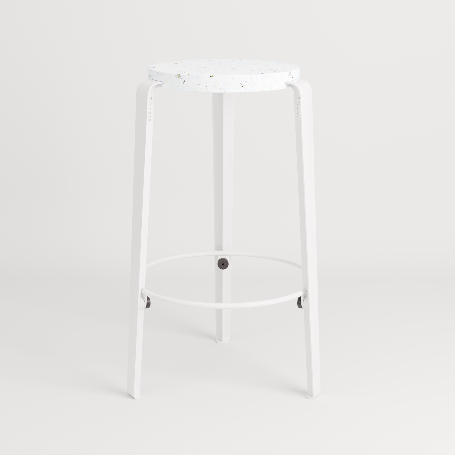 Barhocker LOU - recycelter Kunststoff Venezia - 66cm