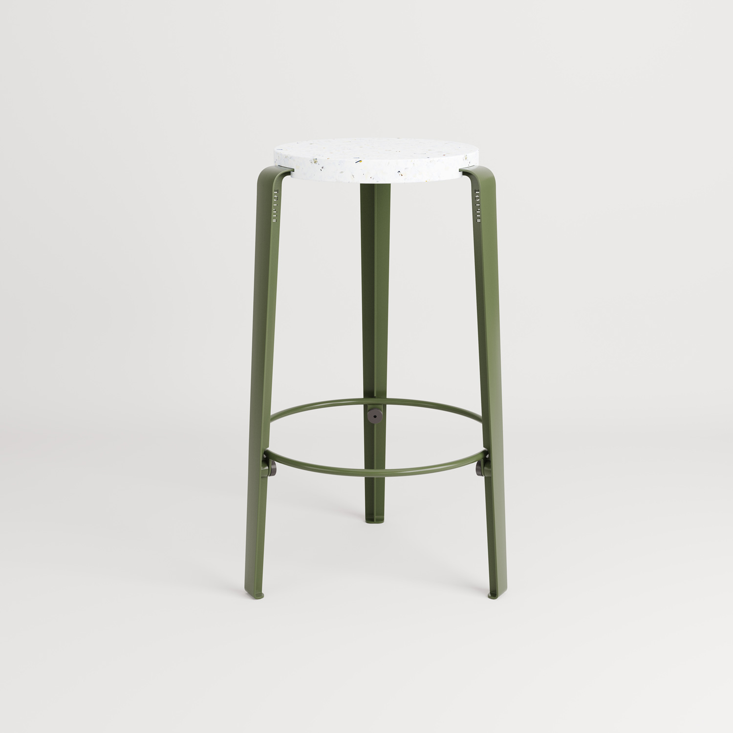 Barhocker LOU - recycelter Kunststoff Venezia - 66cm