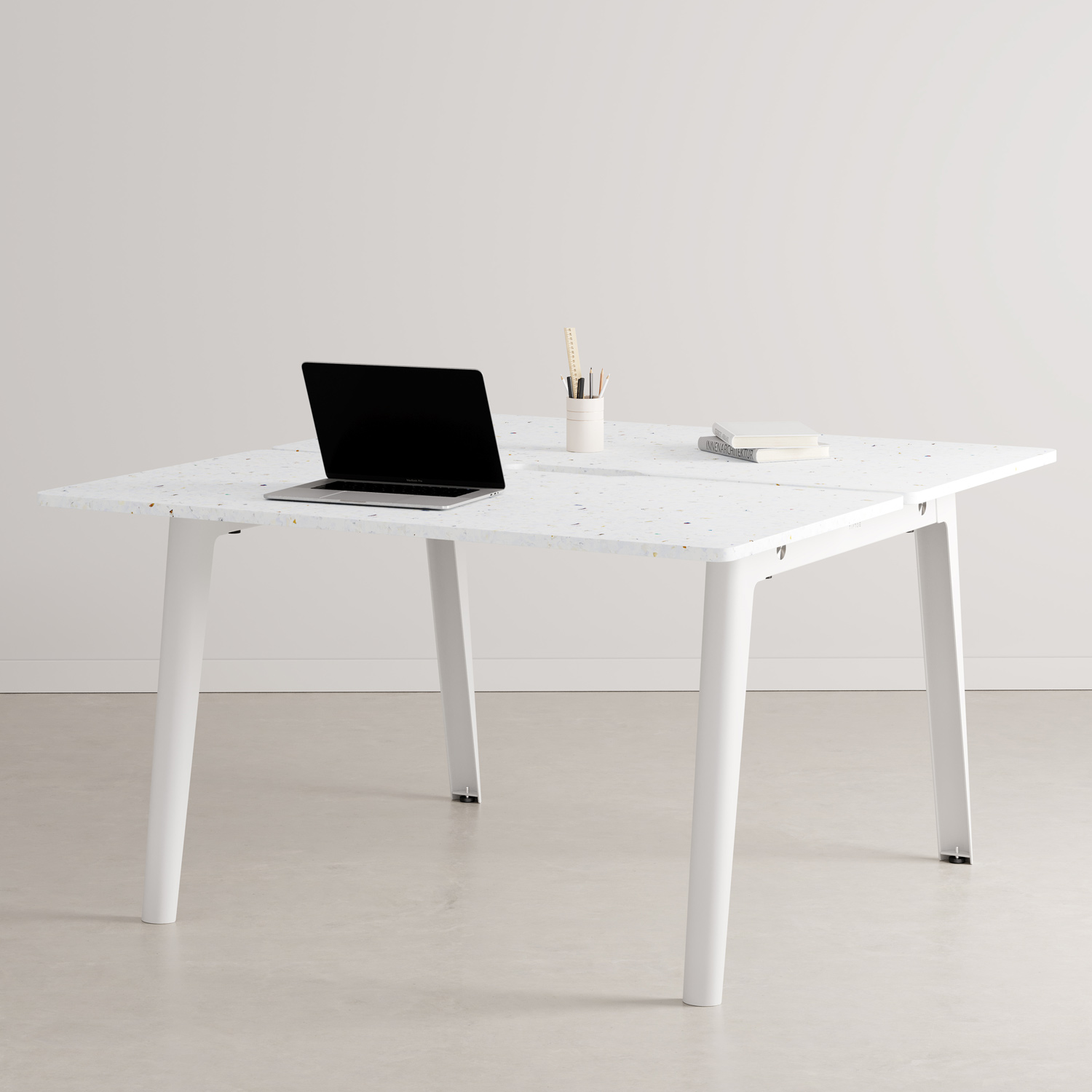 NEW MODERN 2-seater workbench - Venezia recycled plastic