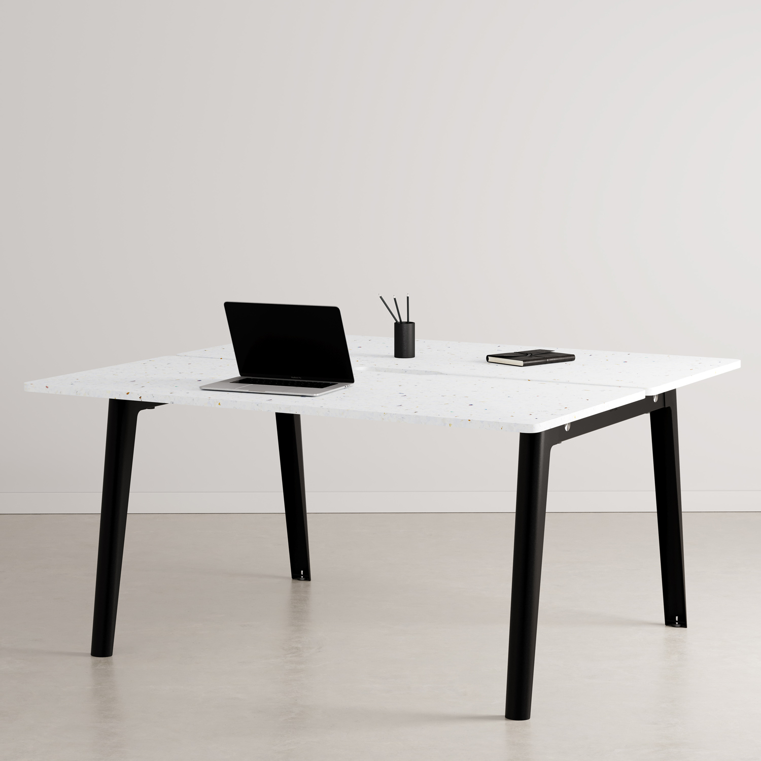 NEW MODERN 2-seater workbench - Venezia recycled plastic