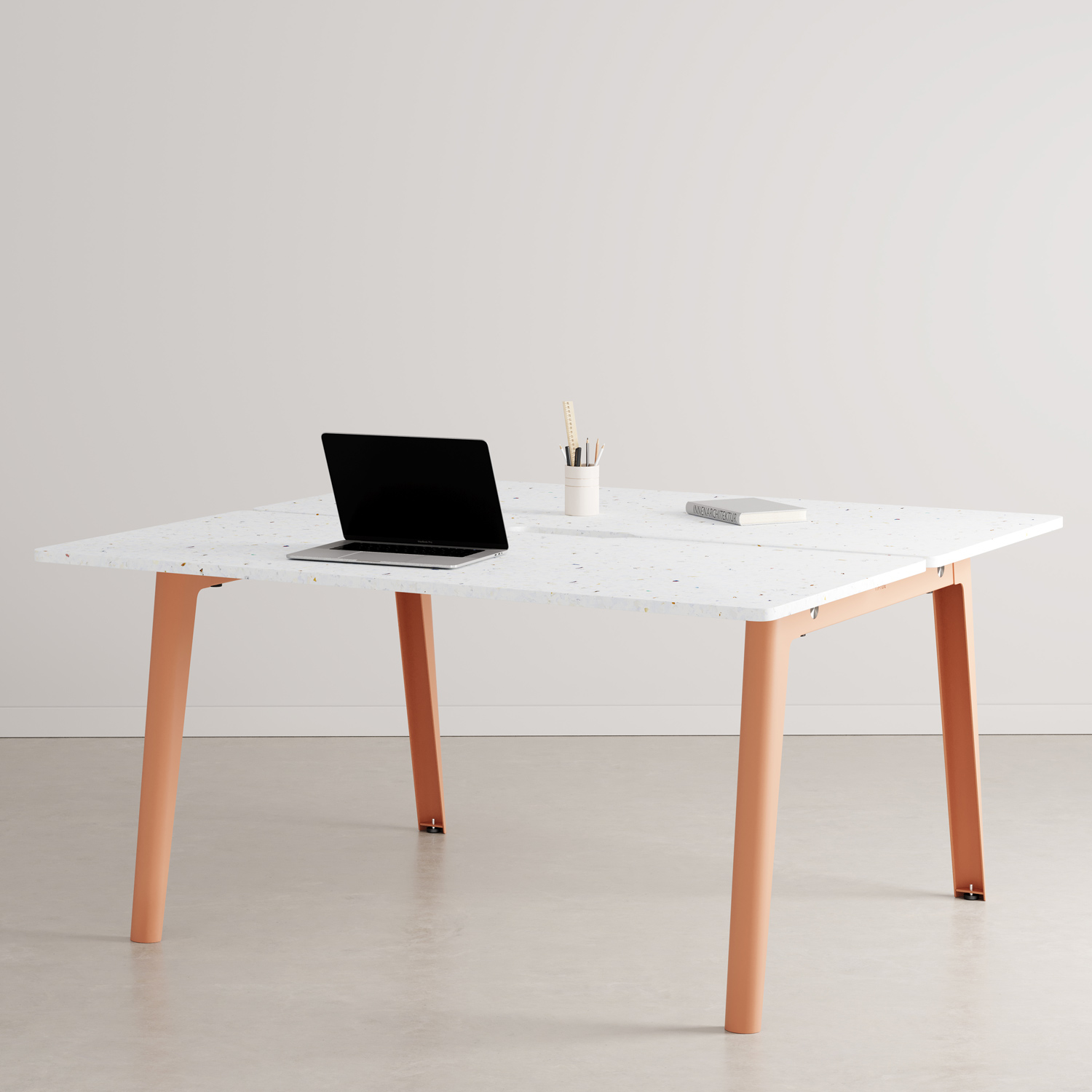 NEW MODERN 2-seater workbench - Venezia recycled plastic