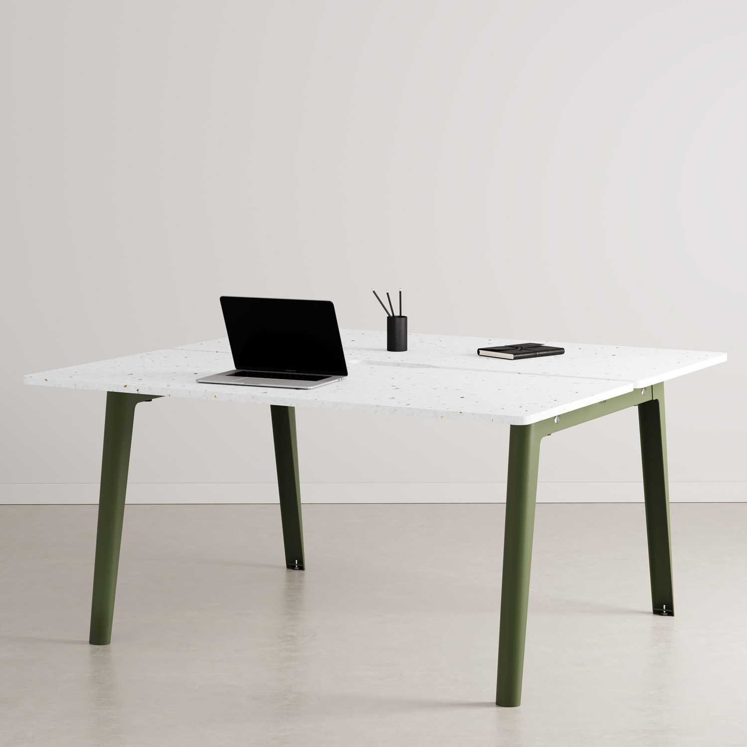 NEW MODERN 2-seater workbench - Venezia recycled plastic