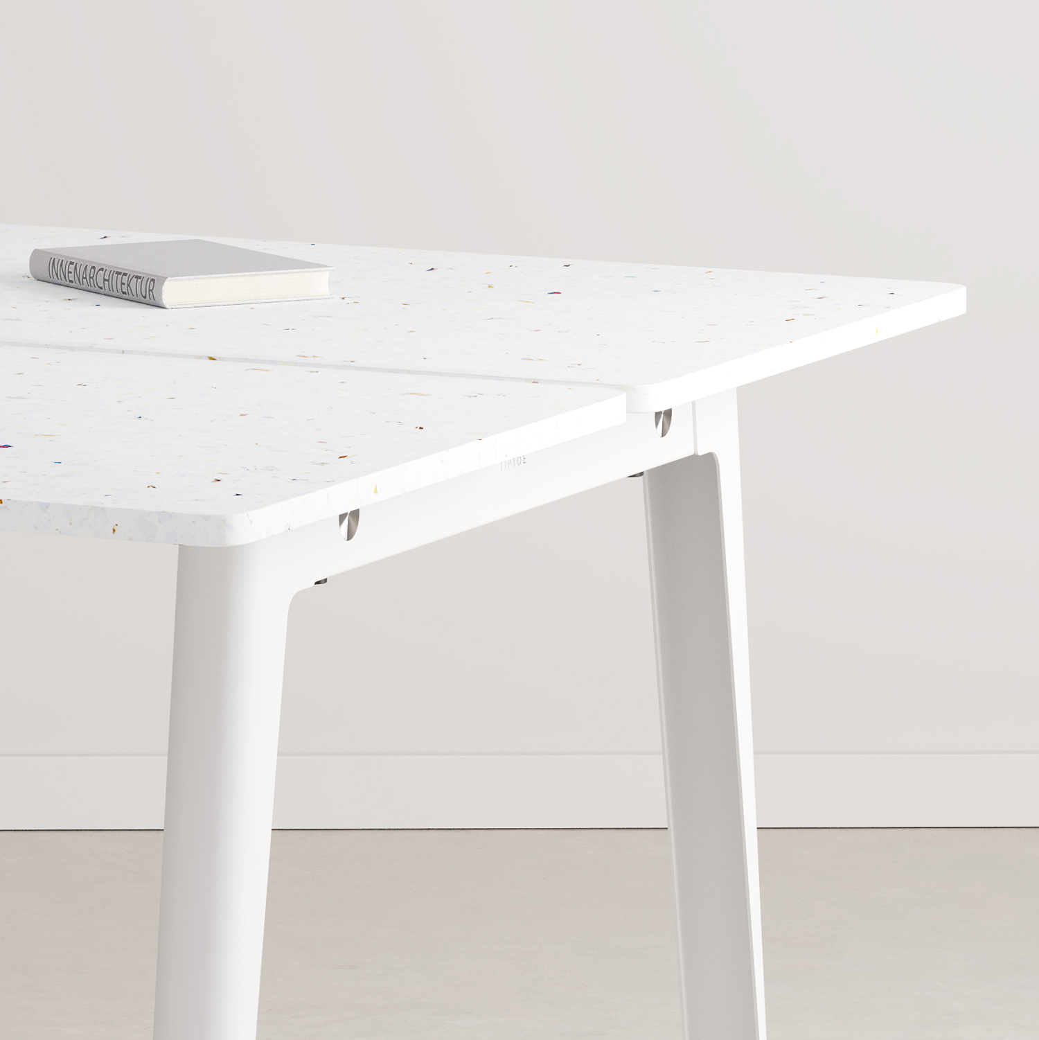 NEW MODERN 2-seater workbench - Venezia recycled plastic
