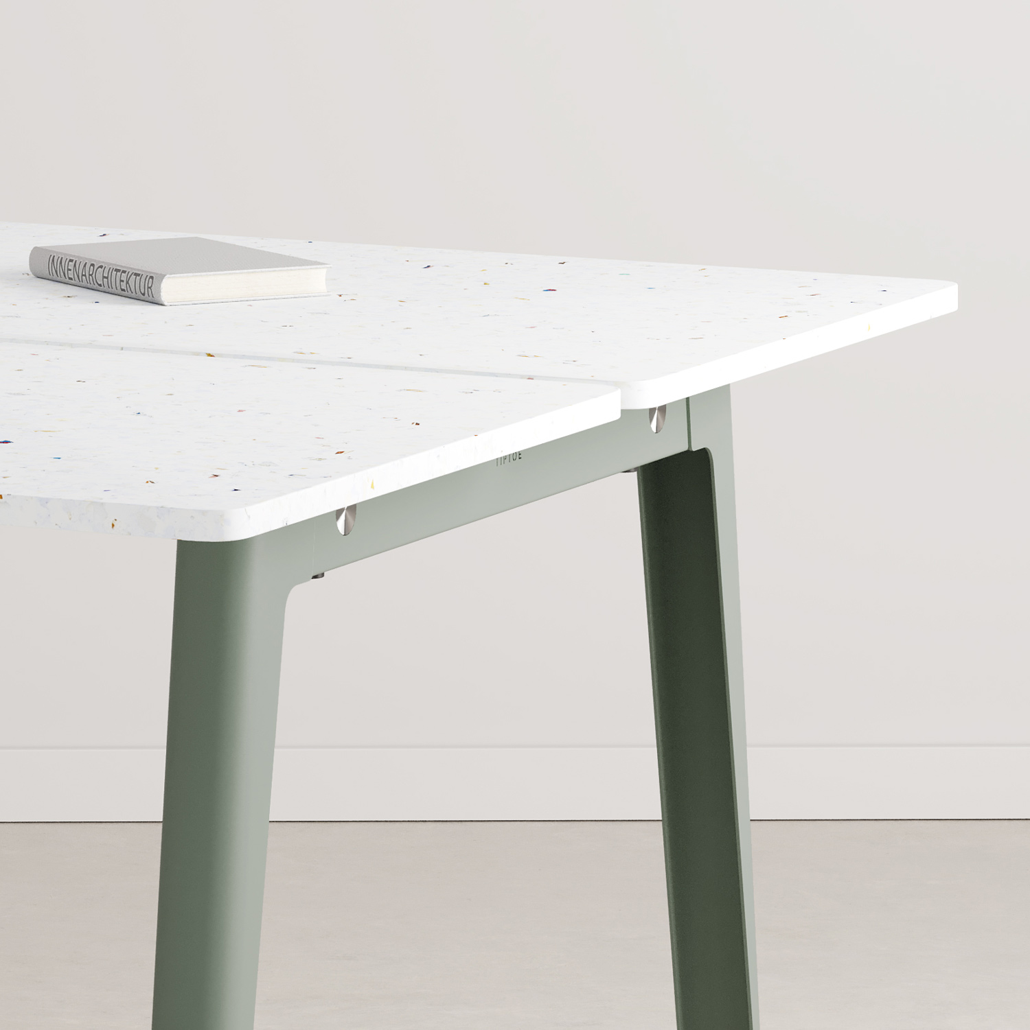 NEW MODERN 2-seater workbench - Venezia recycled plastic