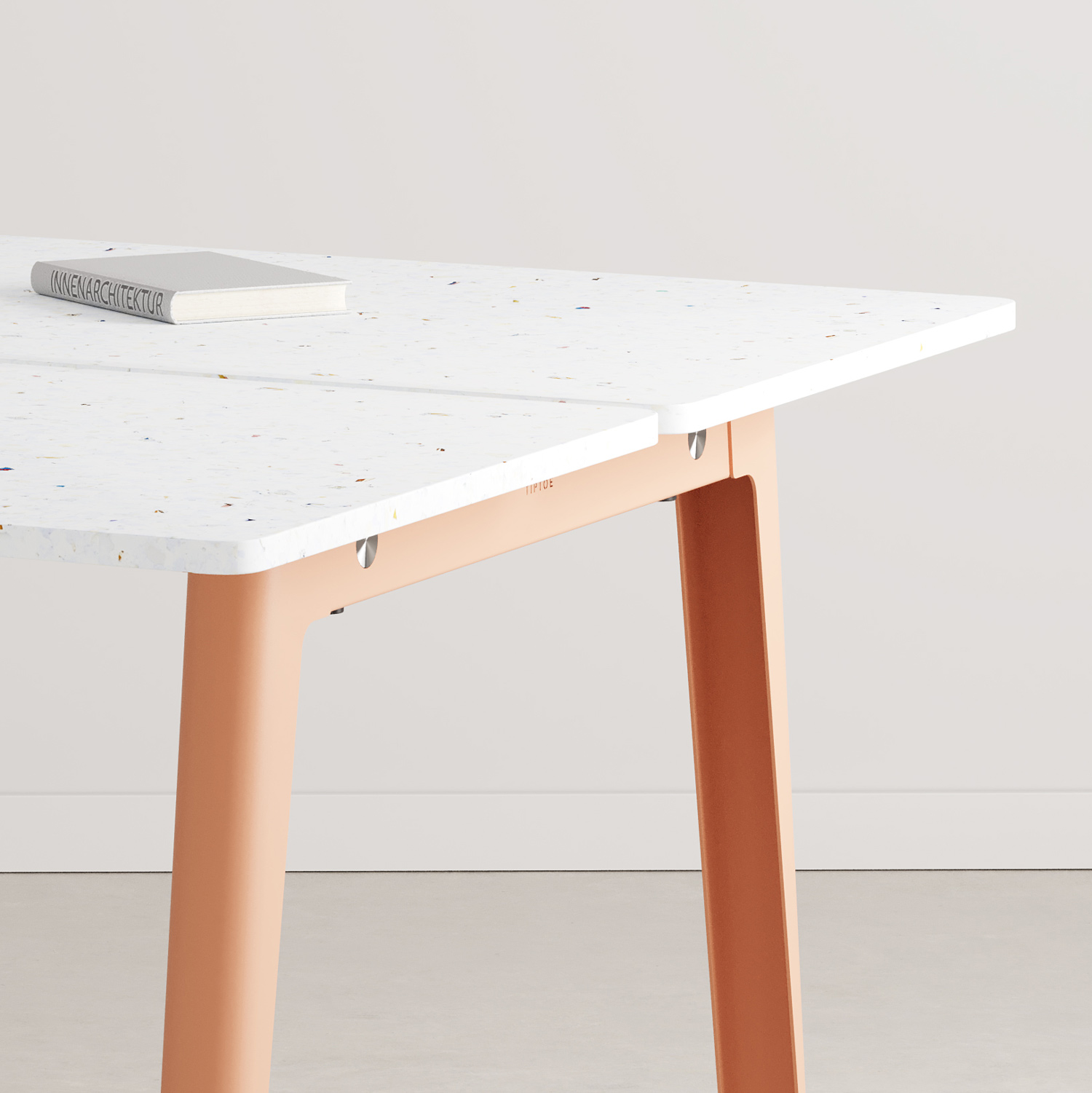 NEW MODERN 2-seater workbench - Venezia recycled plastic