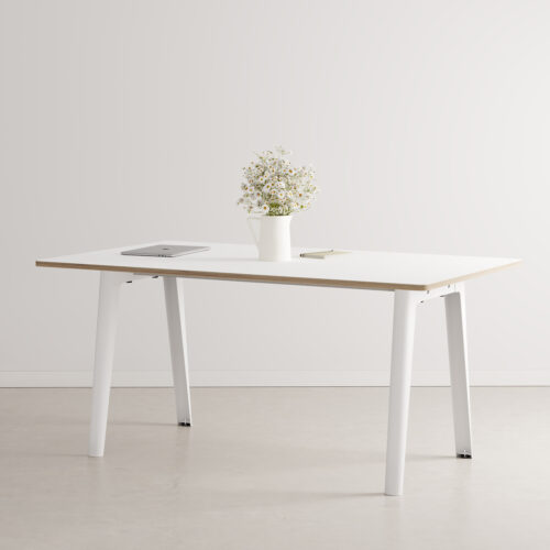 NEW MODERN meeting table - white plywood