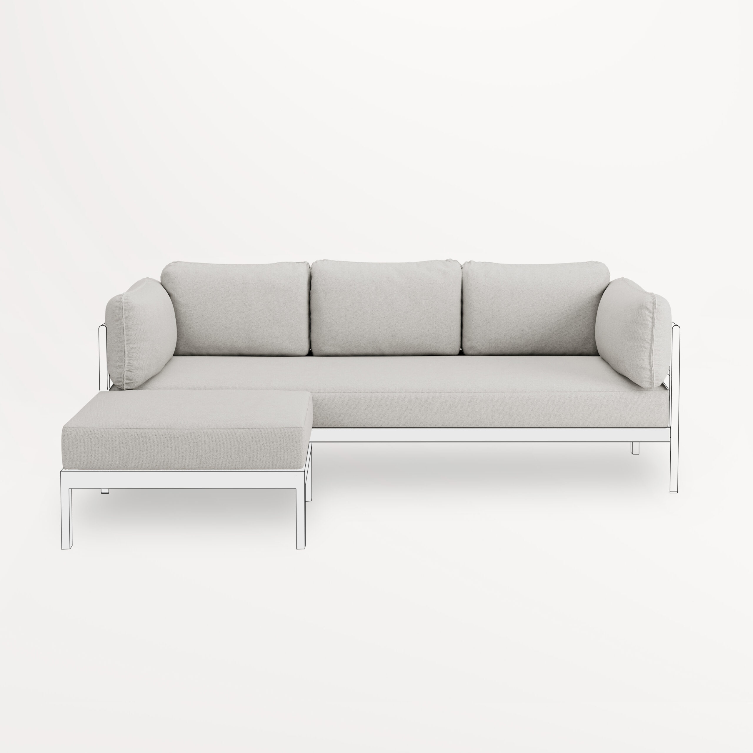 Set Sofabezüge Sofa EASY