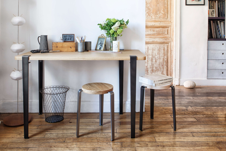 Tiptoe modular table shop leg