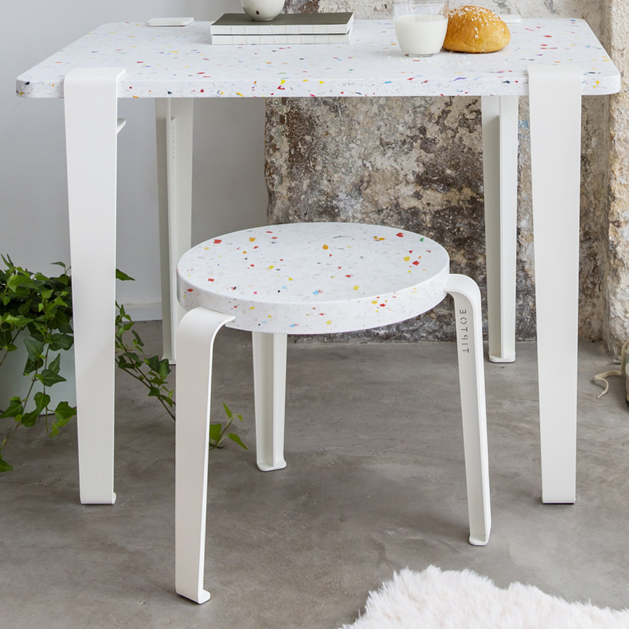 Kinderhocker - recycelter Kunststoff Tutti Frutti
