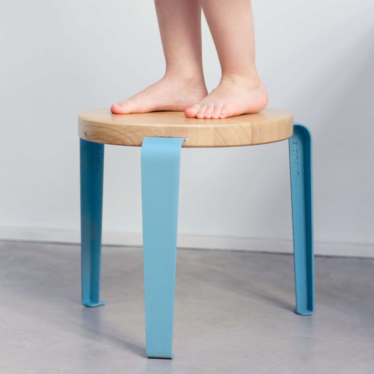 Kinderhocker - massive Eiche