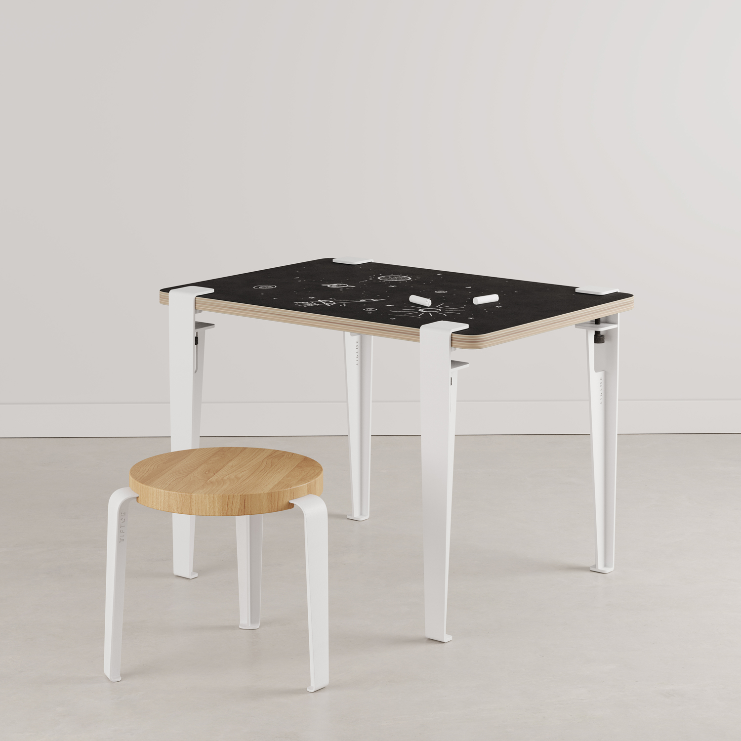 Kinderschreibtisch TIPTOE 70x50cm - Schiefer Vice Versa