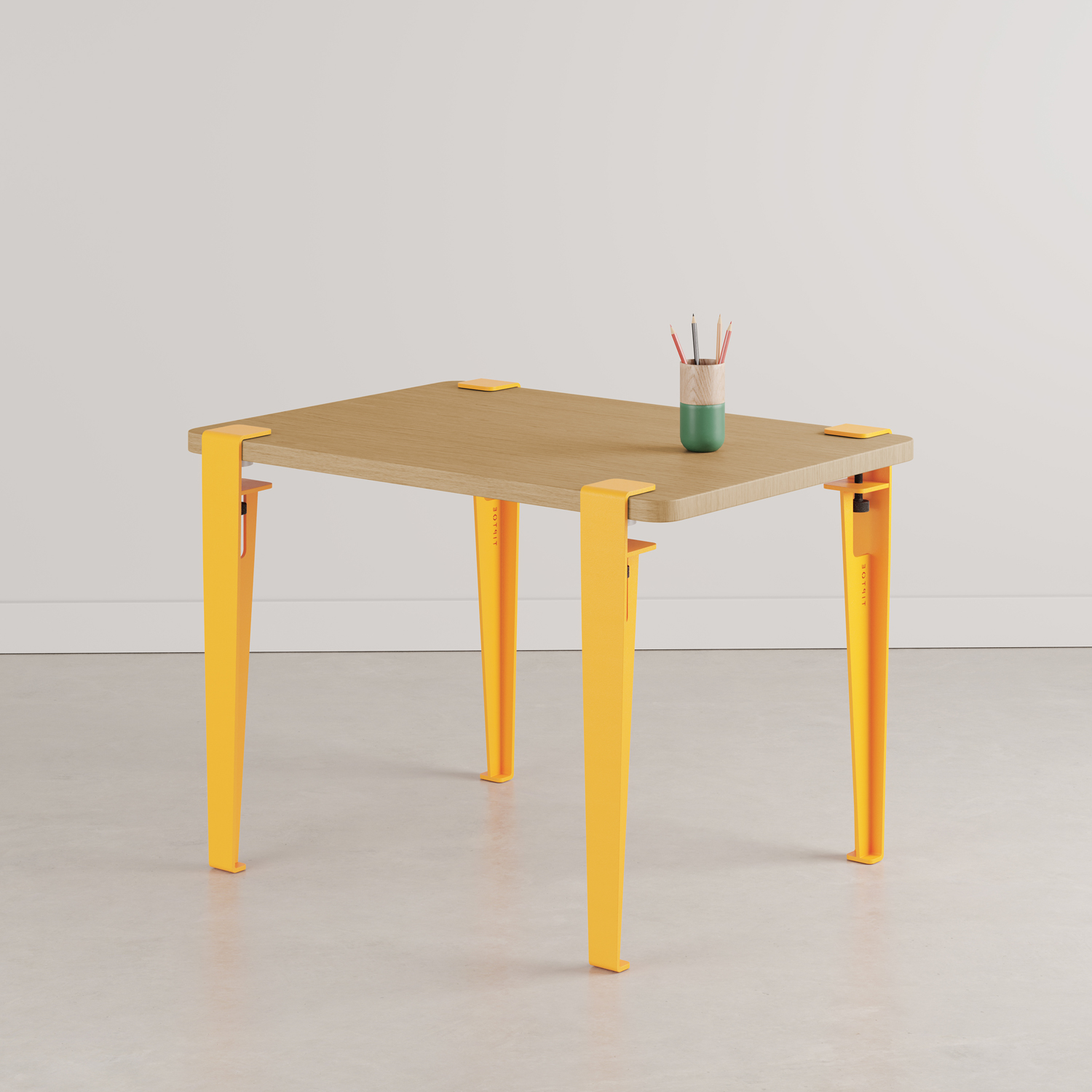 Kinderschreibtisch TIPTOE 70x50cm - massive Eiche