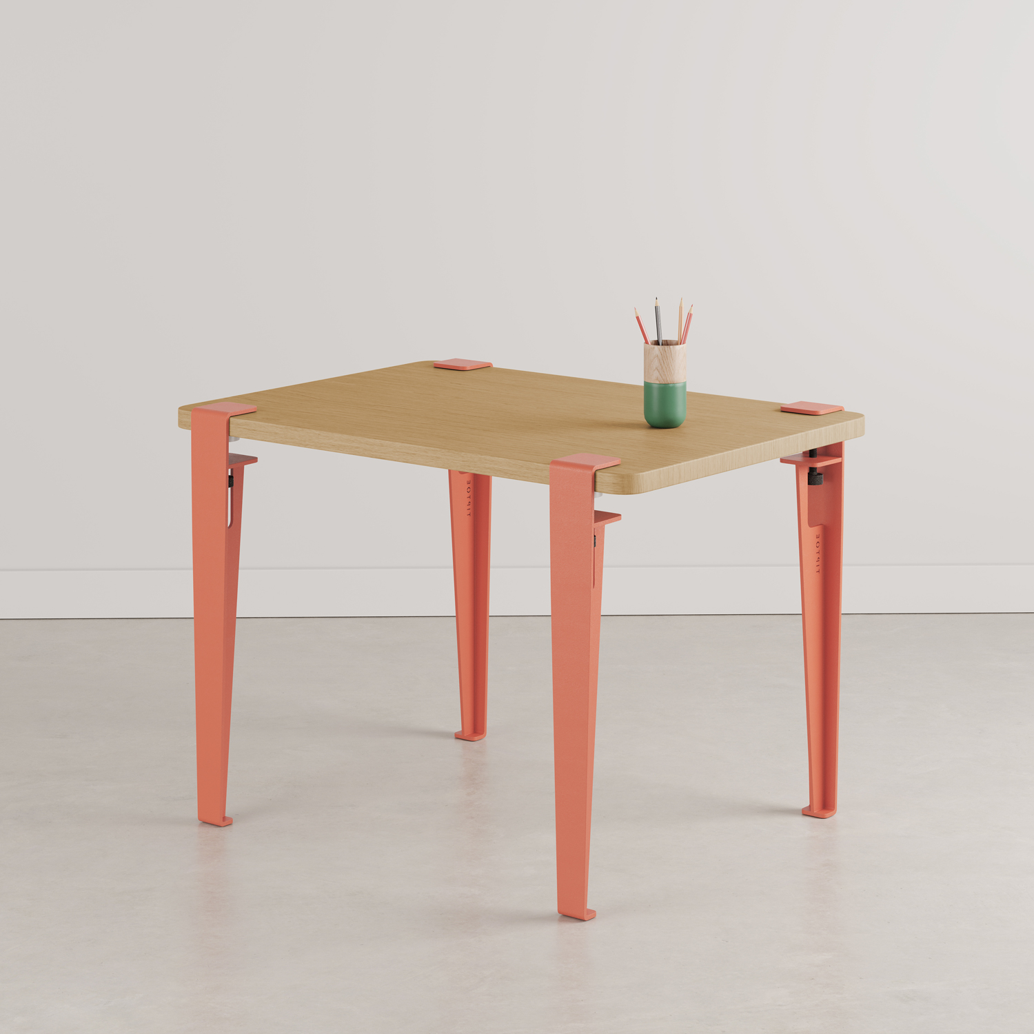 Kinderschreibtisch TIPTOE 70x50cm - massive Eiche