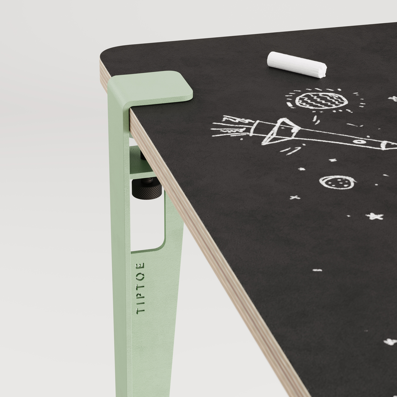Kinder Tisch- und Schreibtischbein - 50cm "Imperfect"