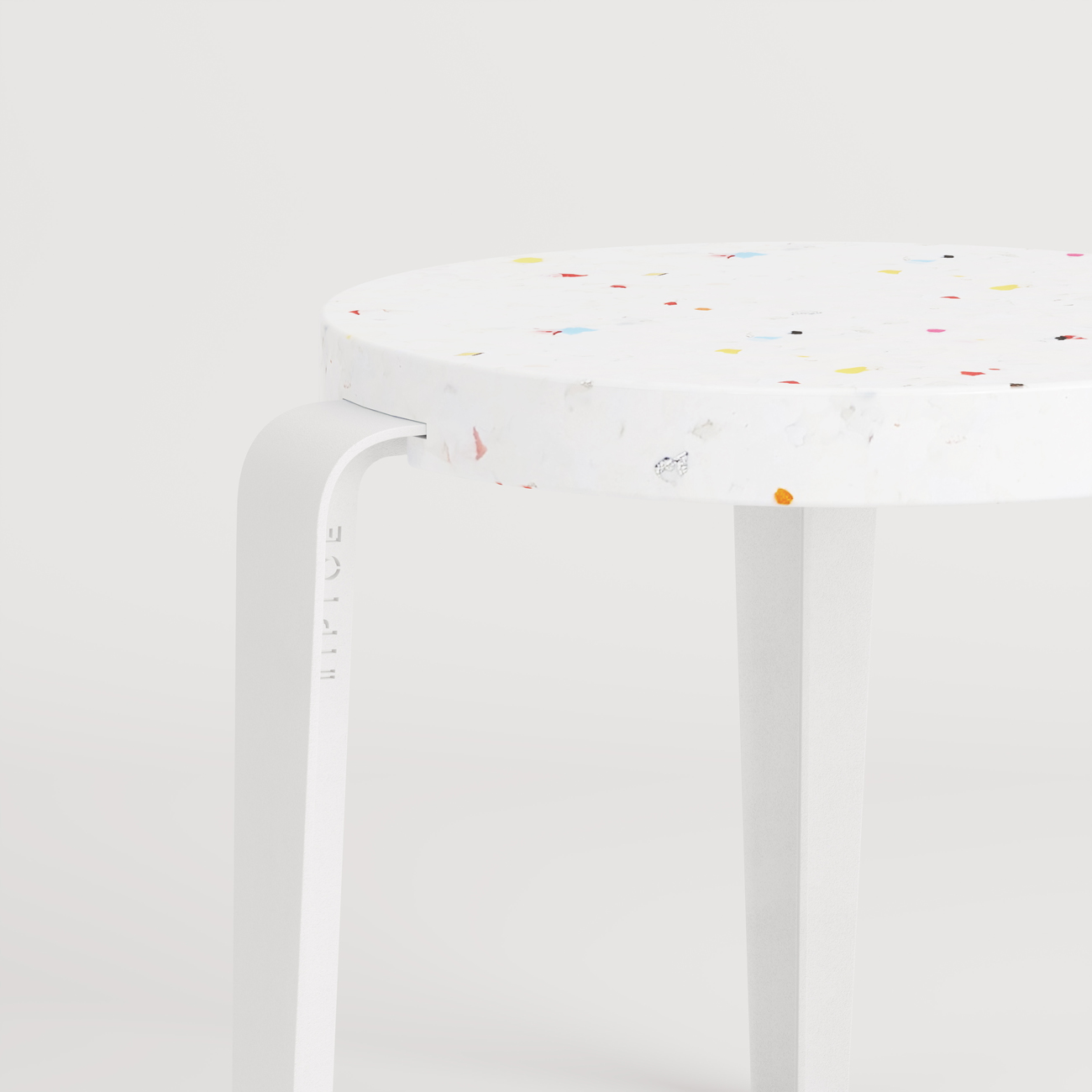Kinderhocker - recycelter Kunststoff Tutti Frutti