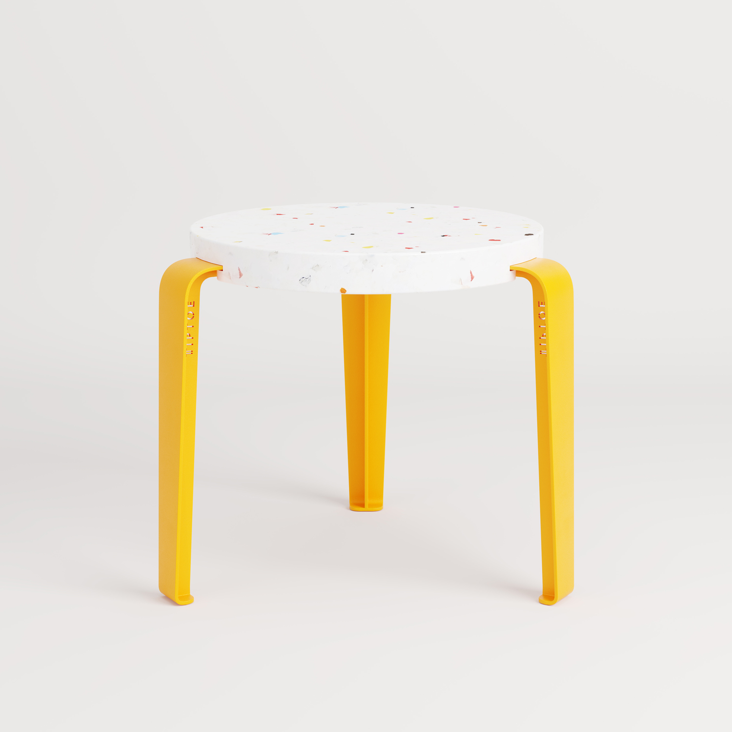 Kinderhocker - recycelter Kunststoff Tutti Frutti