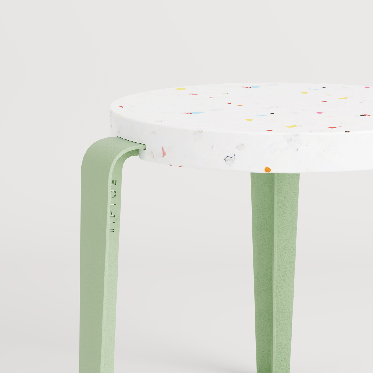 Kinderhocker - recycelter Kunststoff Tutti Frutti