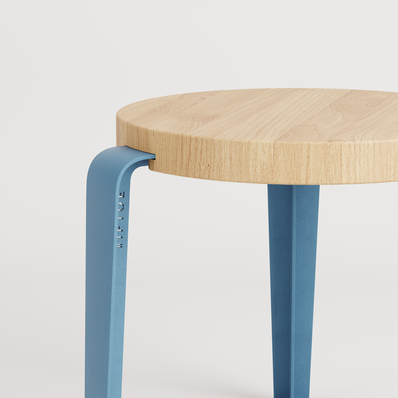 Kinderhocker - massive Eiche