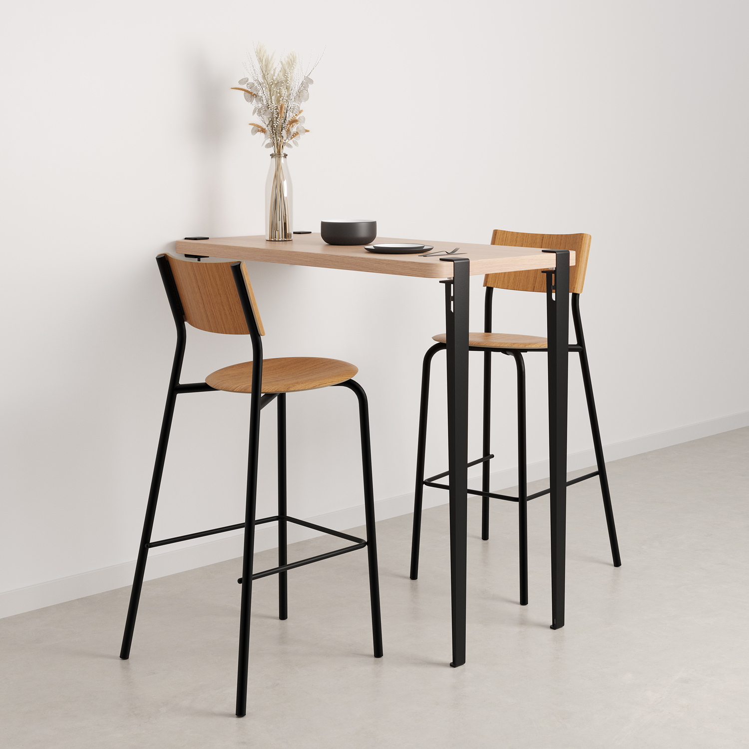 SSD bar chair - eco-certified wood - 75cm