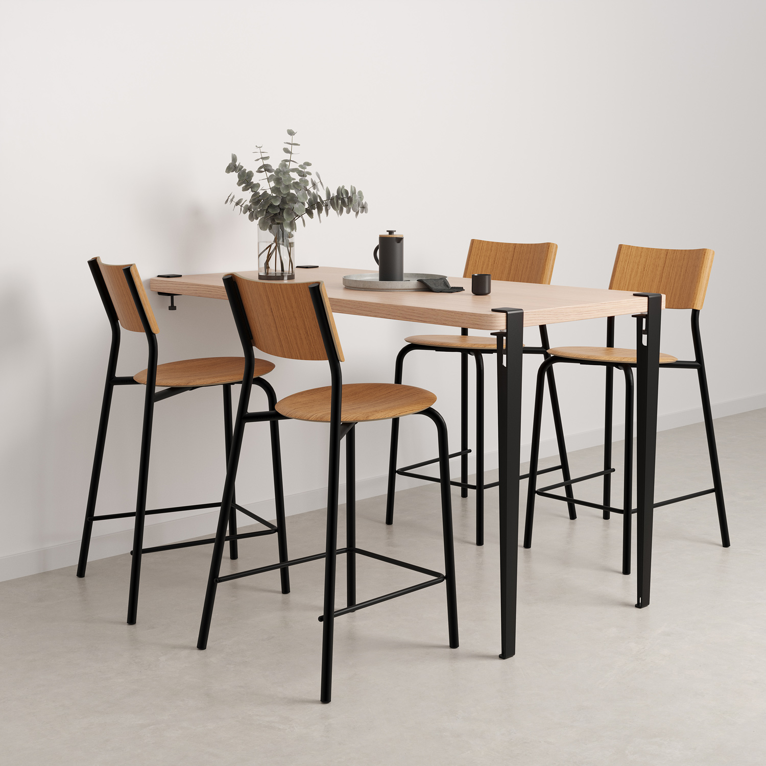 SSD bar chair - eco-certified wood - 65cm