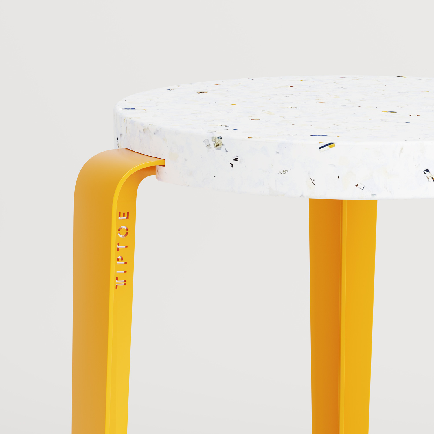 LOU stool - Venezia recycled plastic