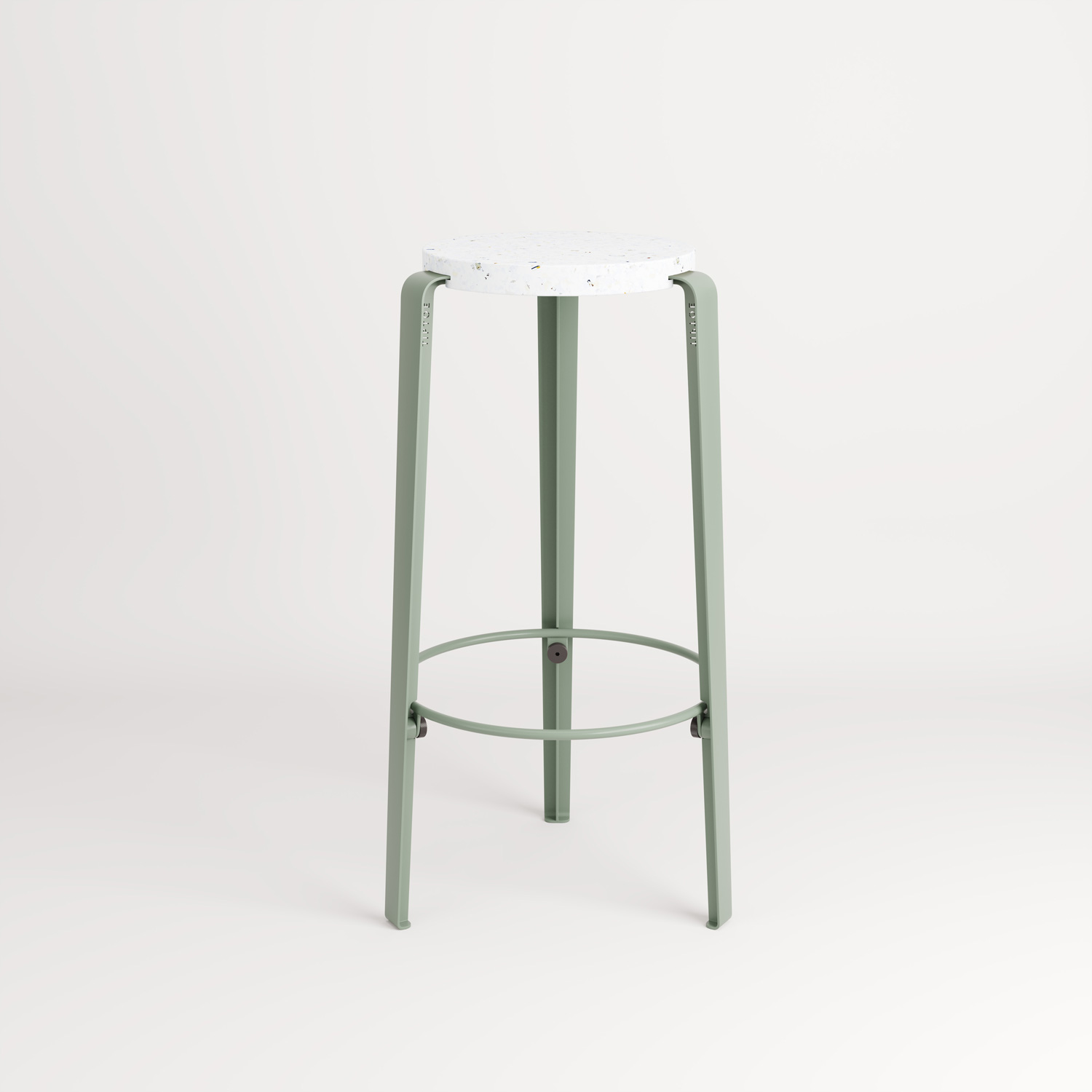 Bar stool - Venezia recycled plastic - 76cm