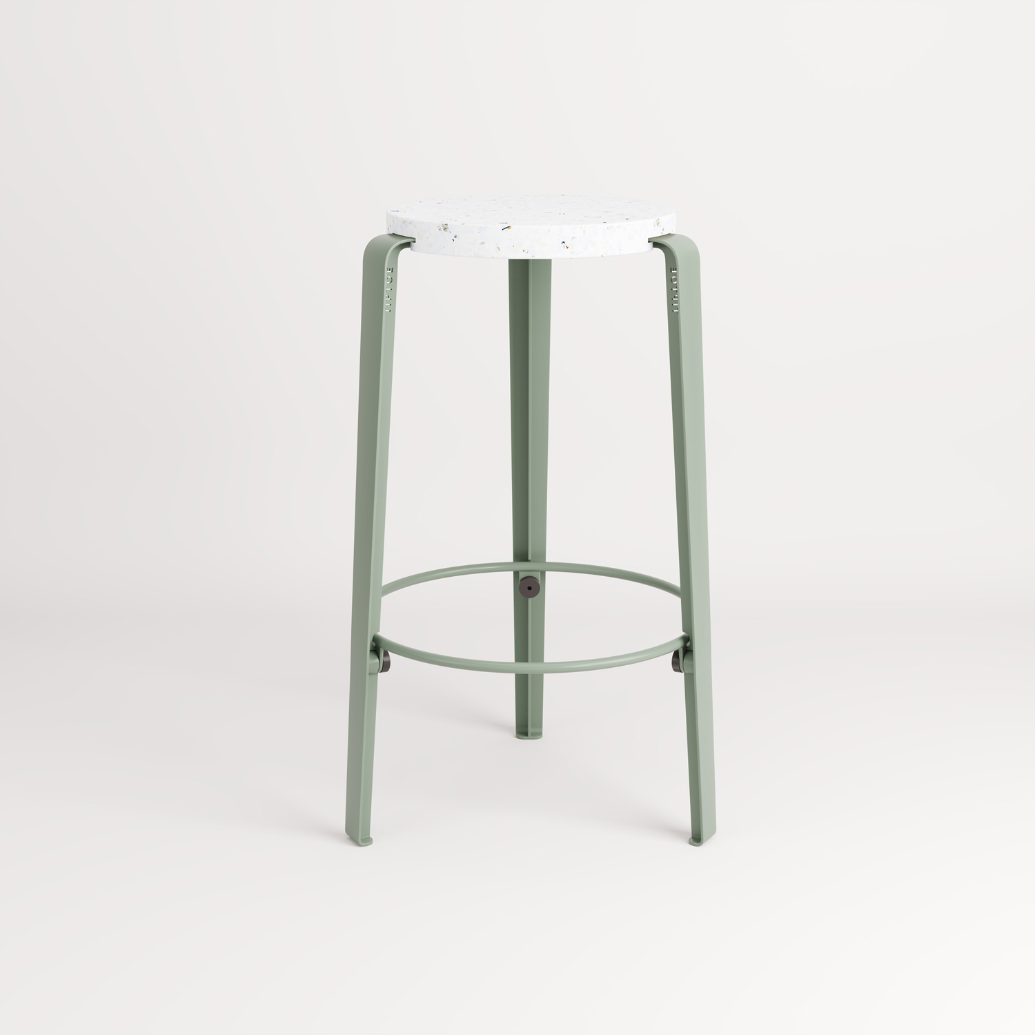 Barhocker LOU - recycelter Kunststoff Venezia - 66cm