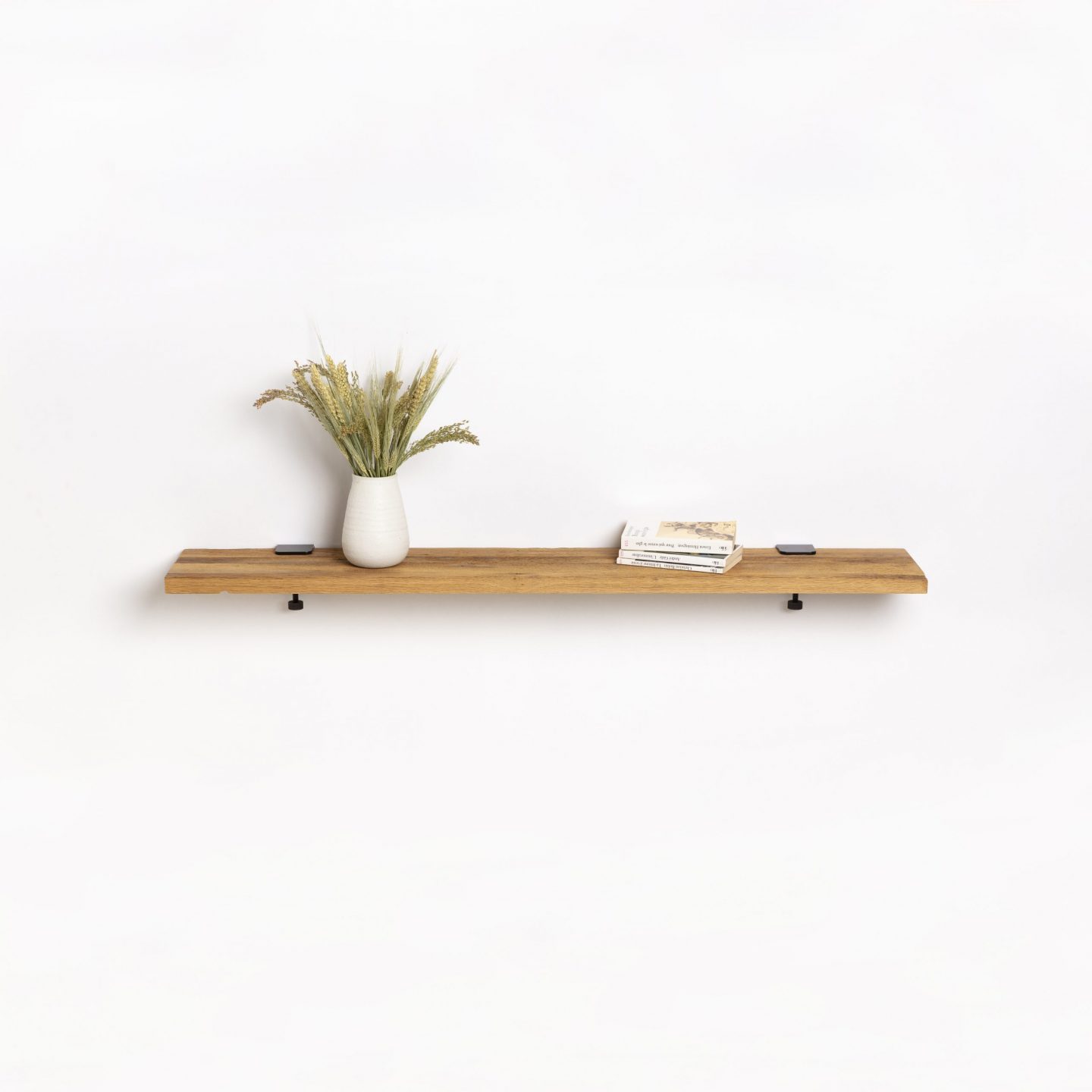 BRACKET wall shelf - reclaimed wood - 60 to 150cm