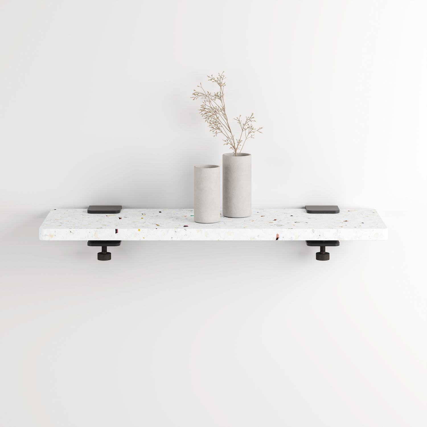 BRACKET Wandregal - recycelter Kunststoff Venezia - 60 bis 150cm