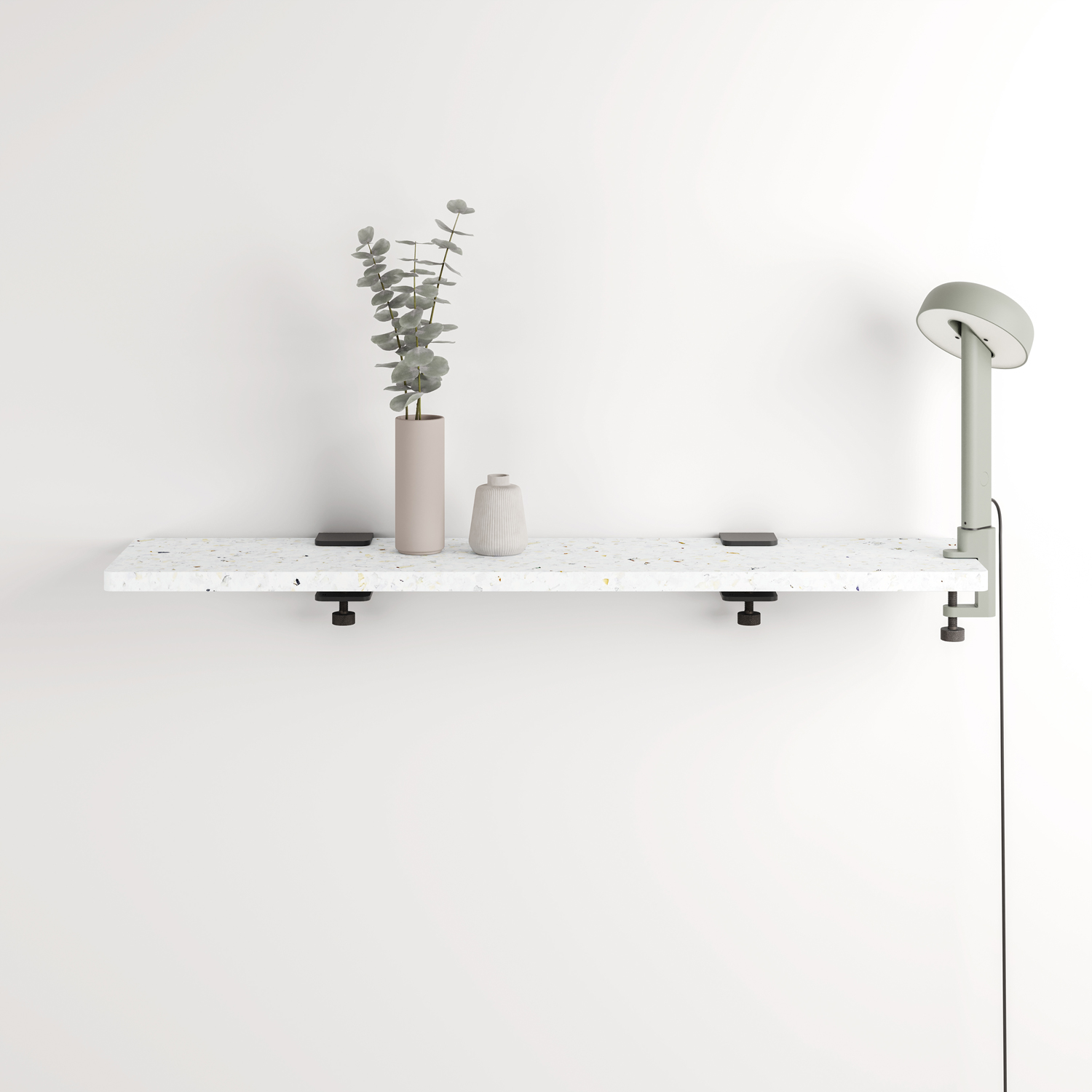 BRACKET Wandregal - recycelter Kunststoff Venezia - 60 bis 150cm