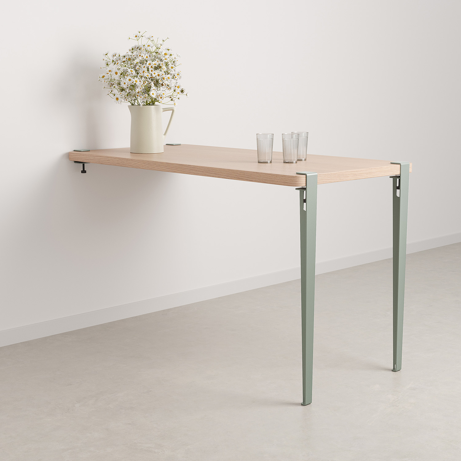Counter table leg 90cm and wall BRACKET