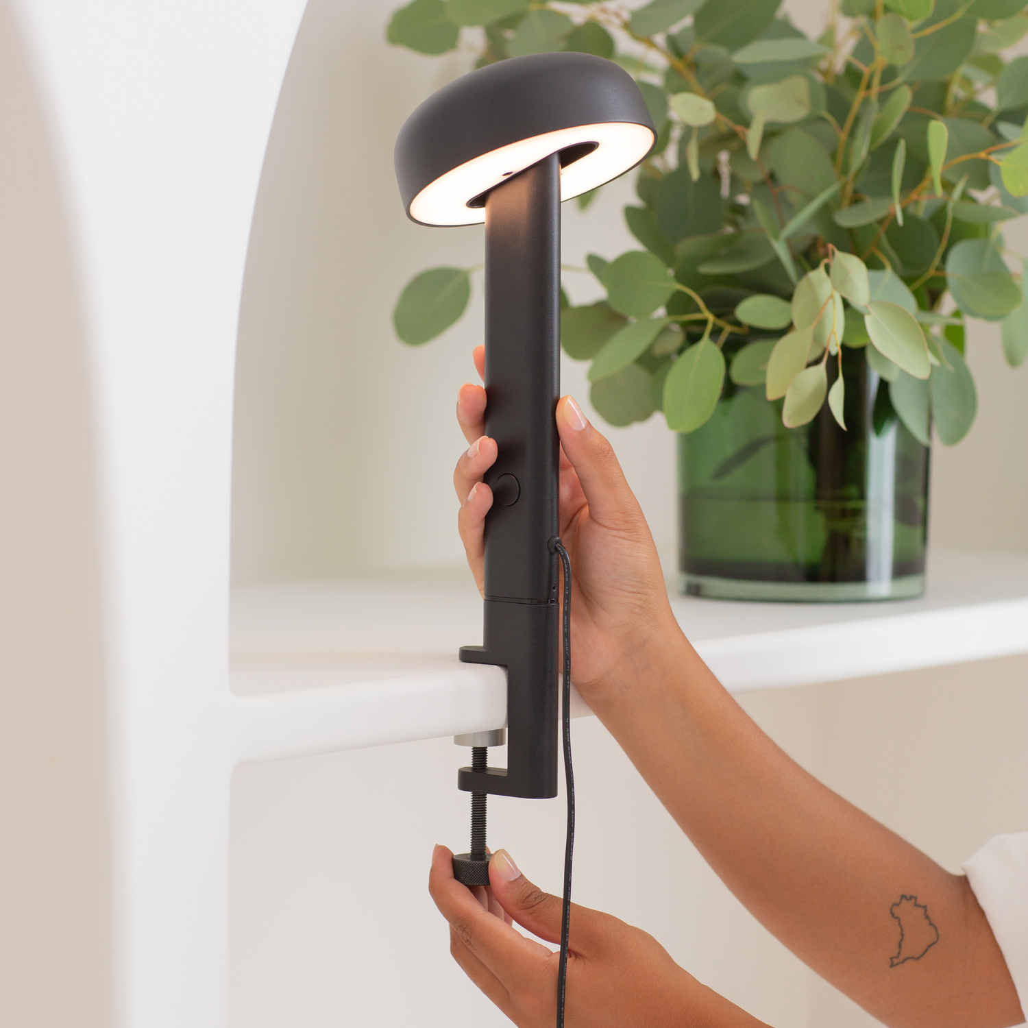 NOD clamp-on lamp "Imperfect"