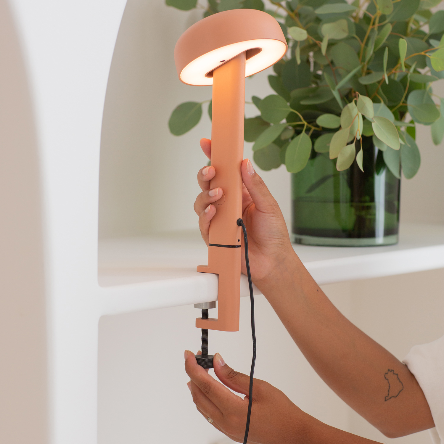 NOD clamp-on lamp "Imperfect"