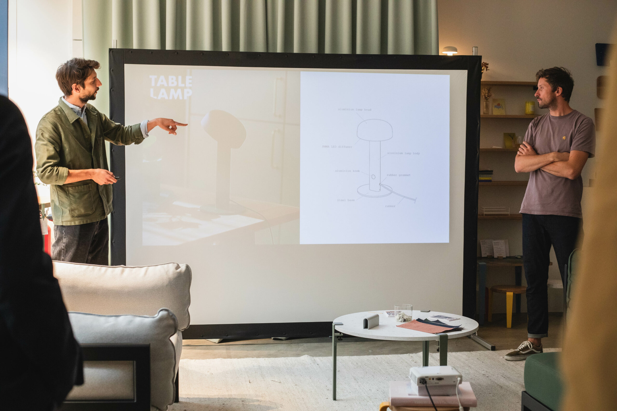 The launch party of the NOD lamp