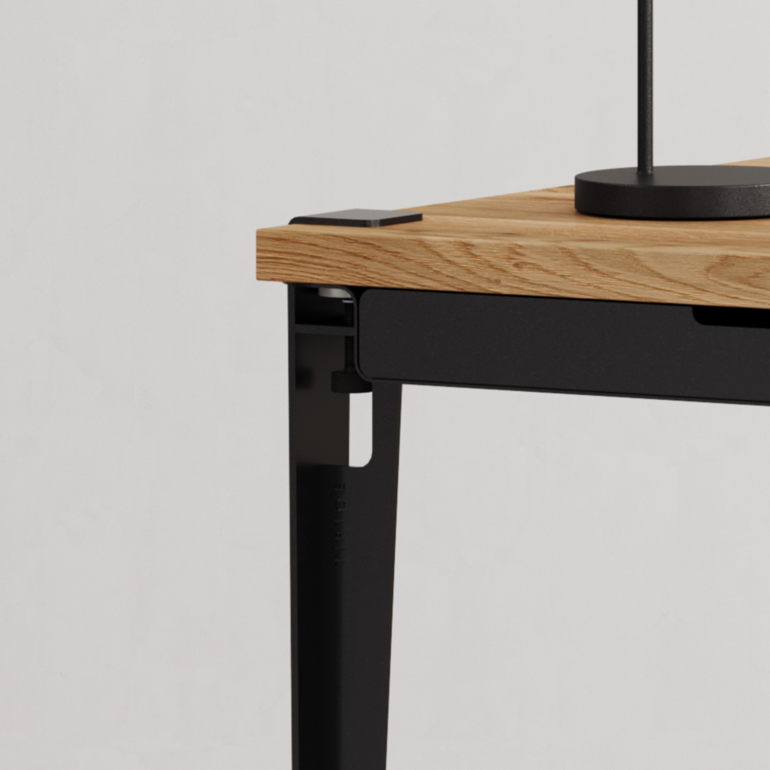 Schreibtisch TIPTOE 120x60cm mit Schubladen - recyceltem Altholz