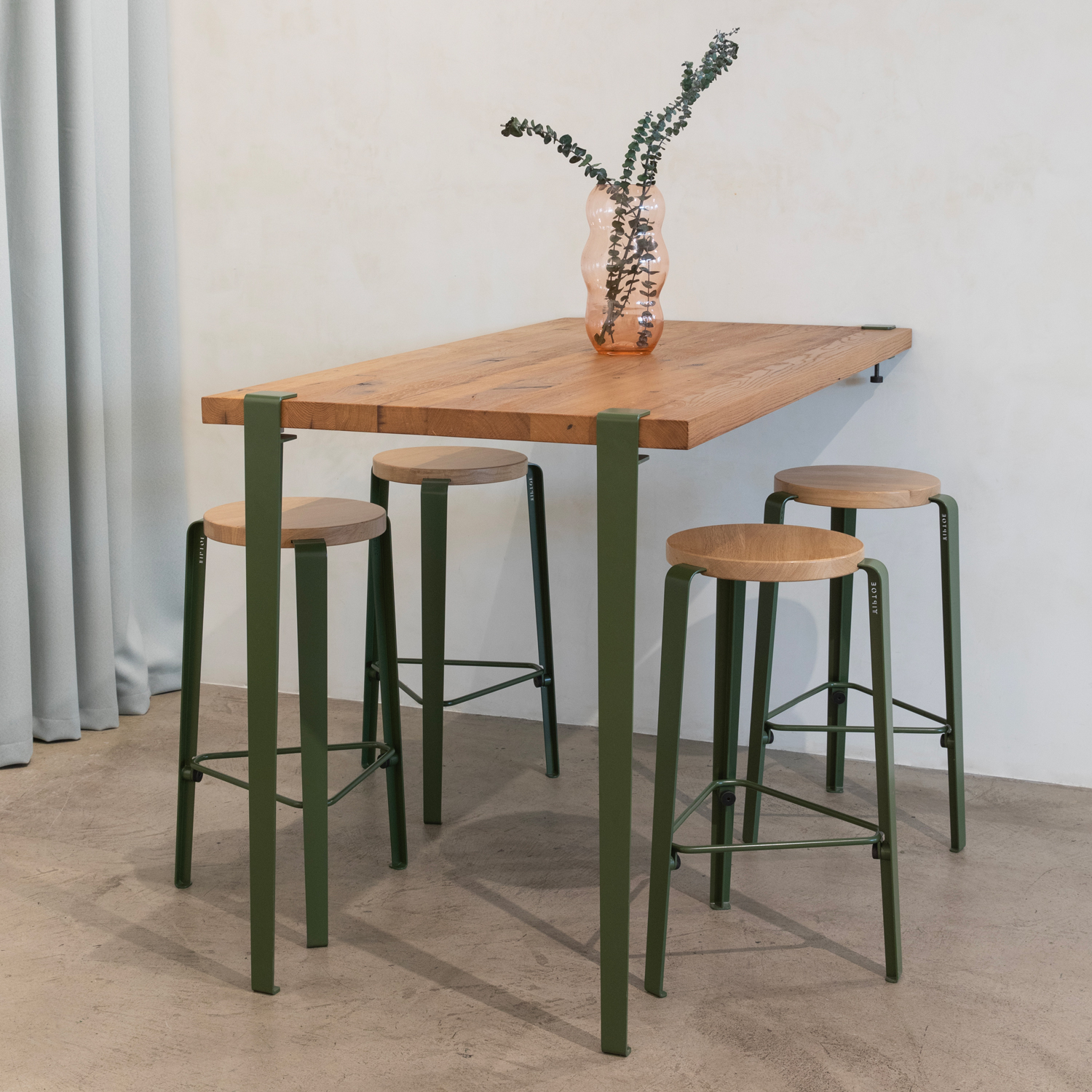 Counter table leg 90cm and wall BRACKET