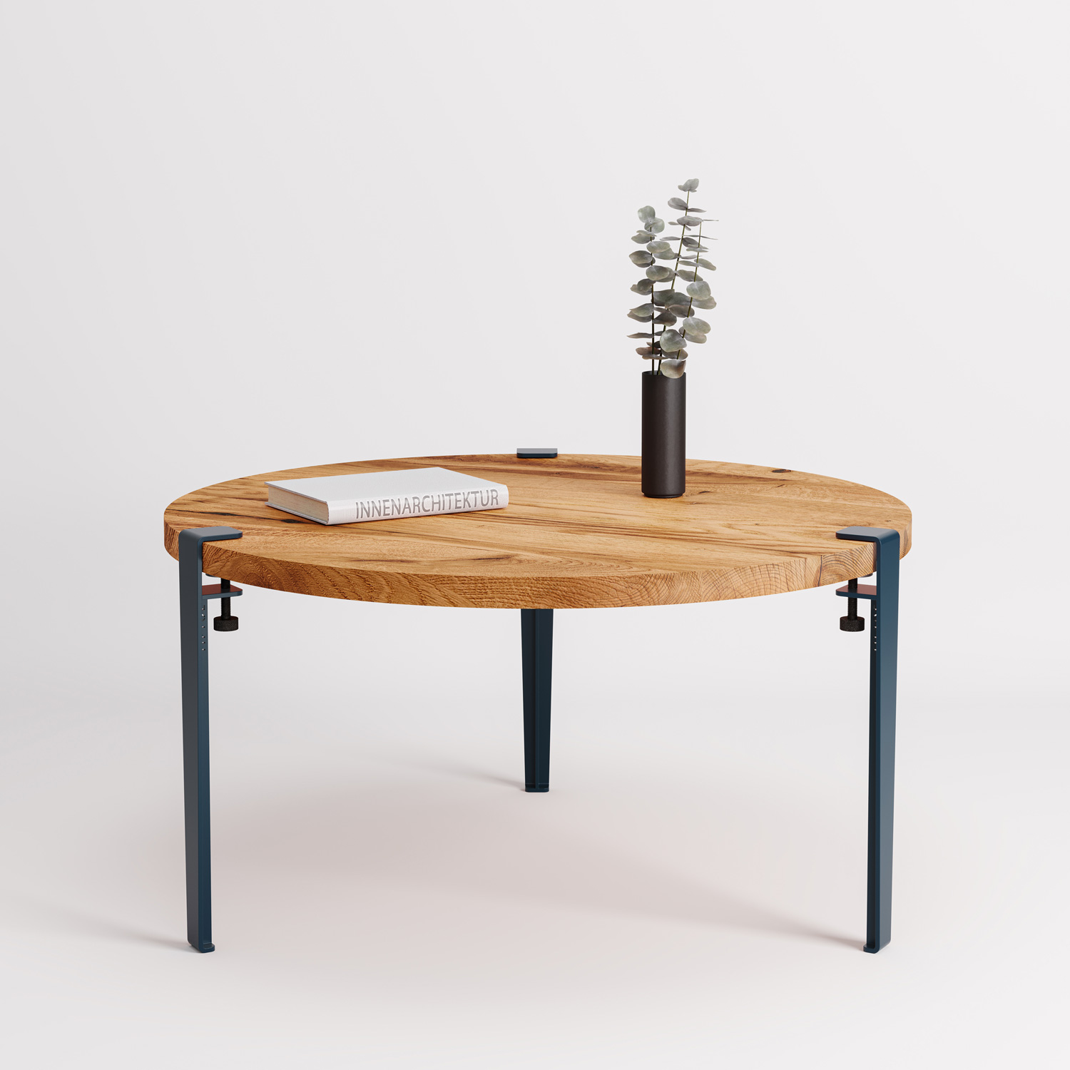 TIPTOE round coffee table Ø 80cm - reclaimed wood