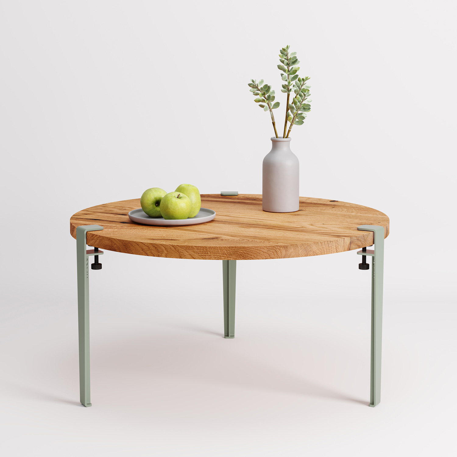 TIPTOE round coffee table Ø 80cm - reclaimed wood