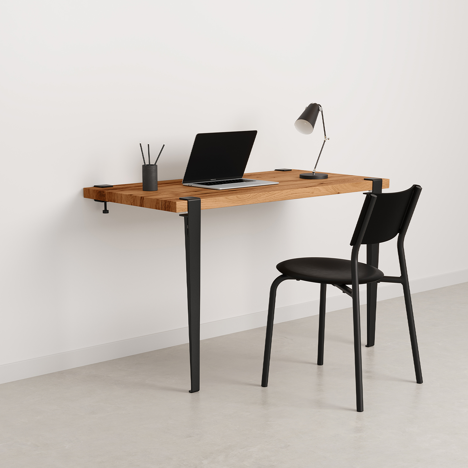 Wandschreibtisch TIPTOE 120x60cm - recyceltem Altholz