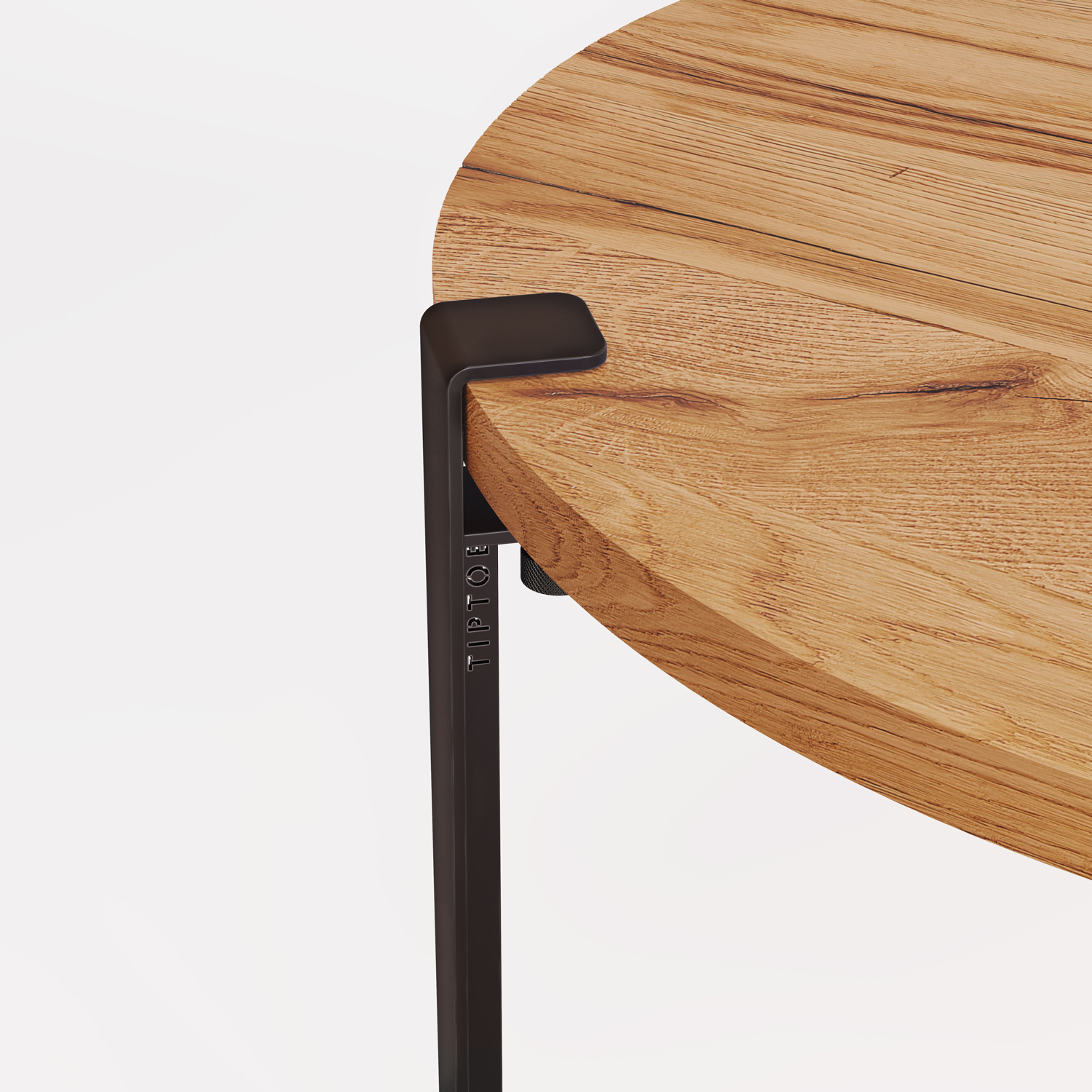 TIPTOE round coffee table Ø 80cm - reclaimed wood