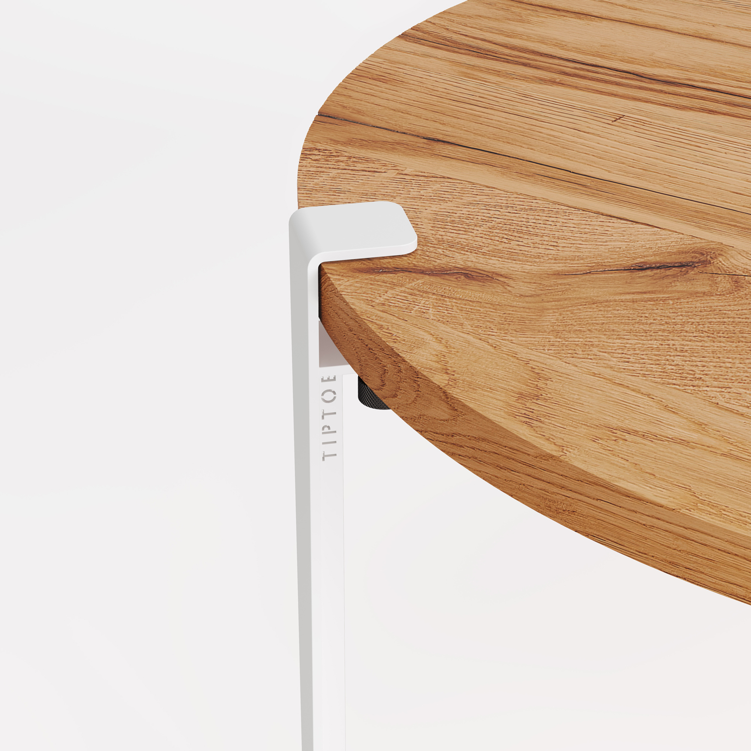 TIPTOE round coffee table Ø 80cm - reclaimed wood
