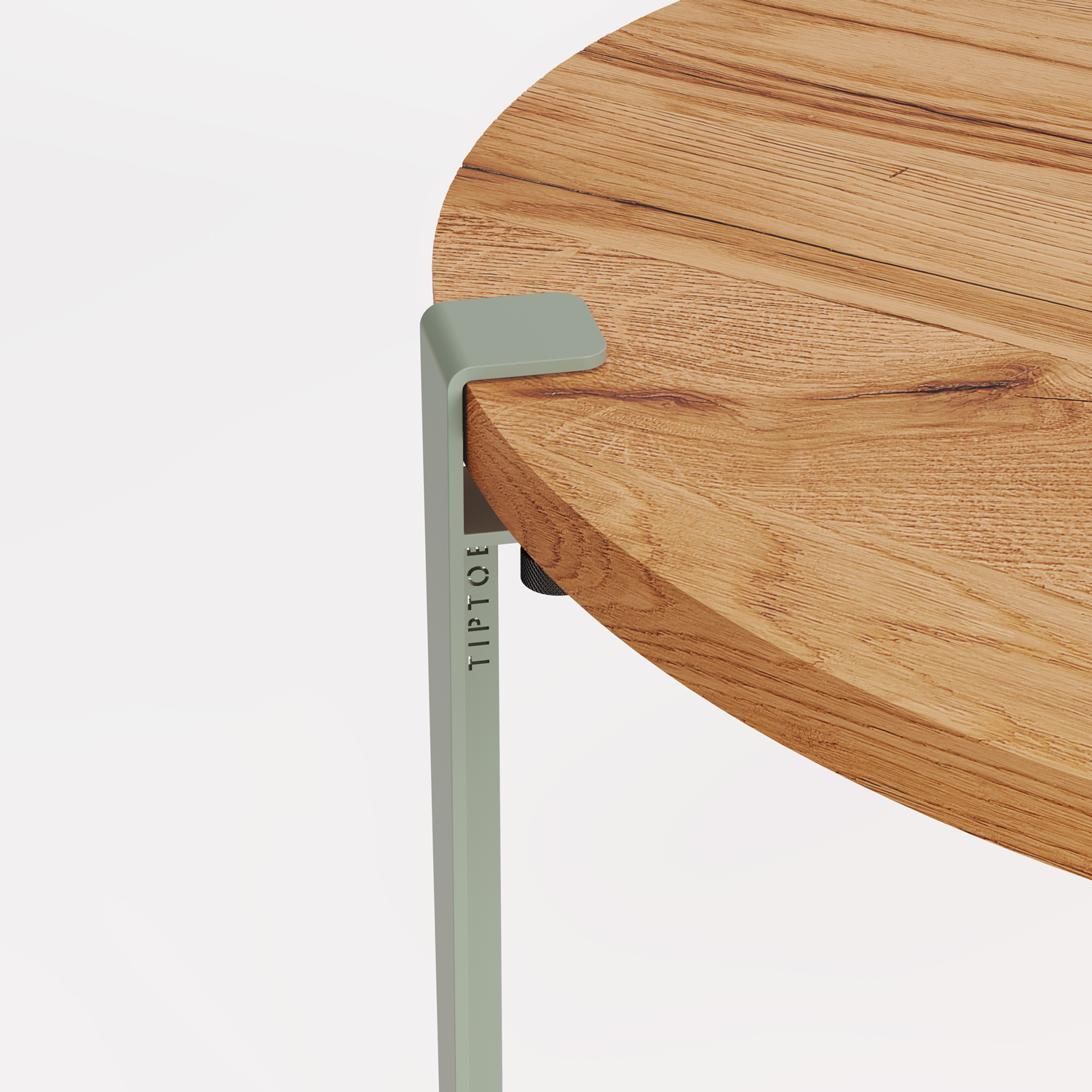 TIPTOE round coffee table Ø 80cm - reclaimed wood