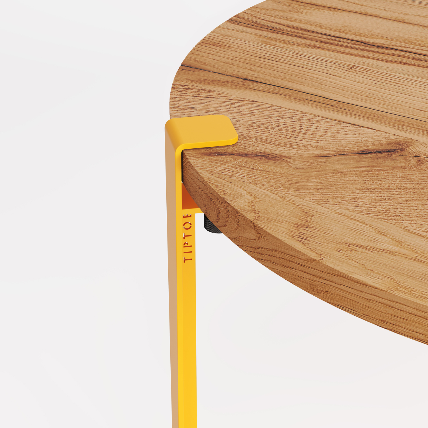 TIPTOE round coffee table Ø 80cm - reclaimed wood