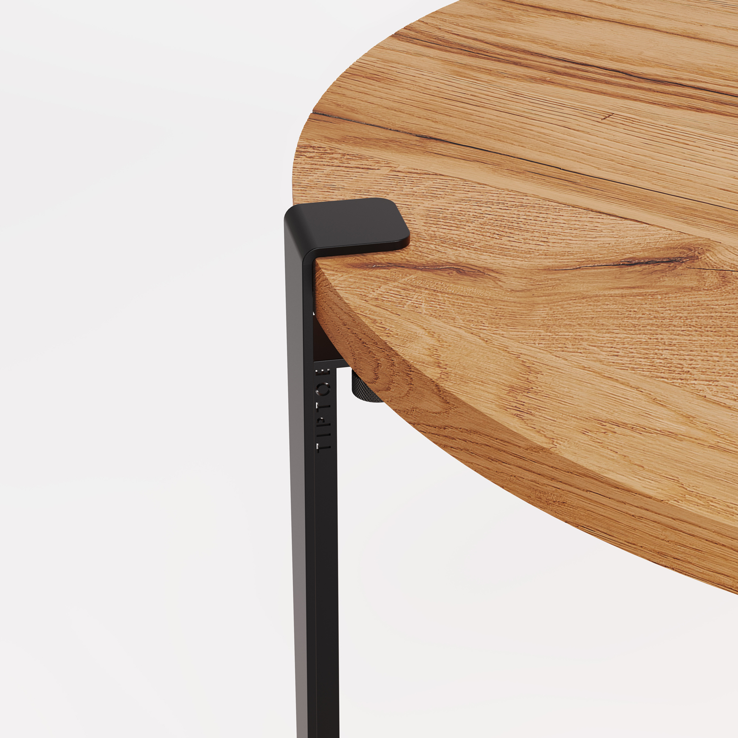 TIPTOE round coffee table Ø 80cm - reclaimed wood
