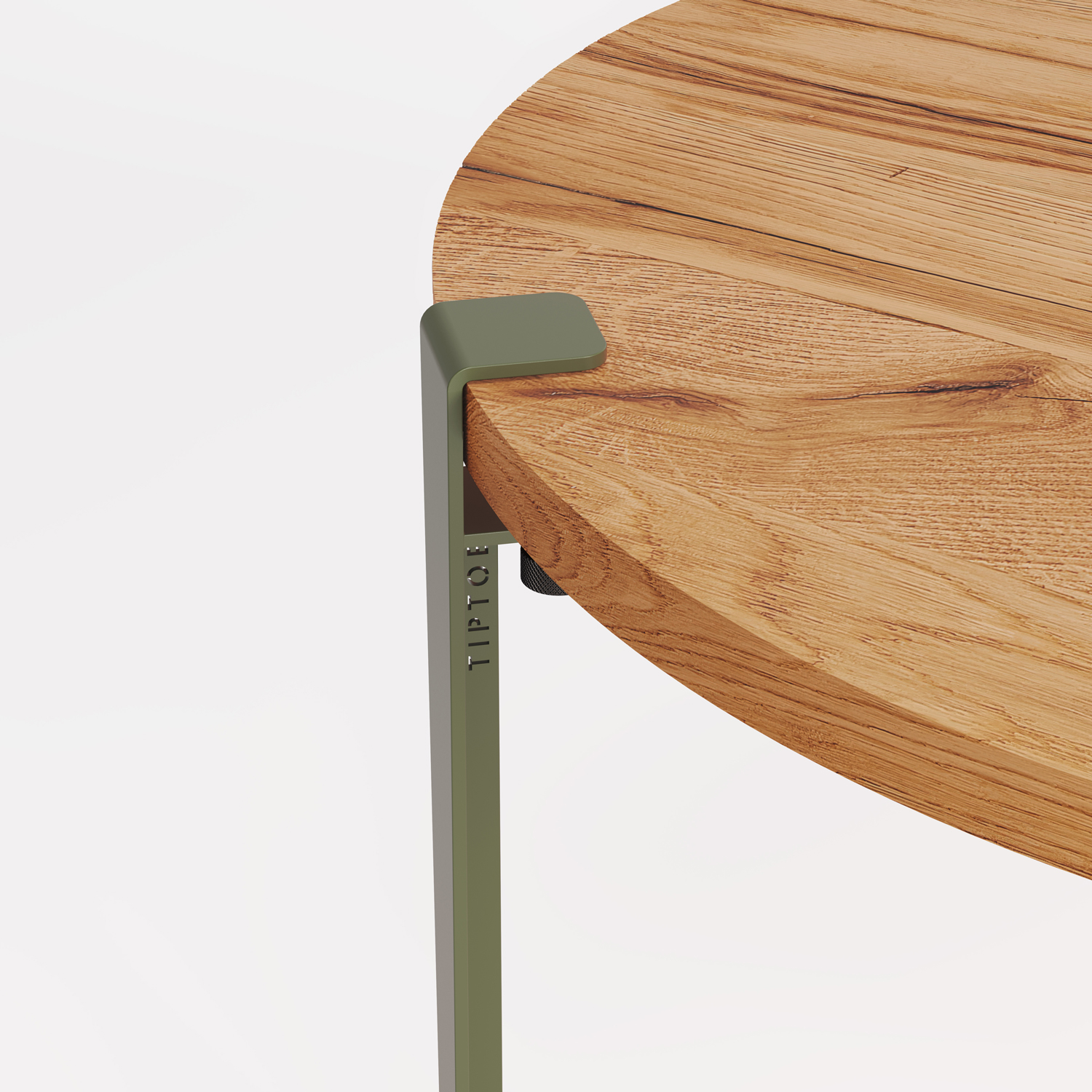 TIPTOE round coffee table Ø 80cm - reclaimed wood