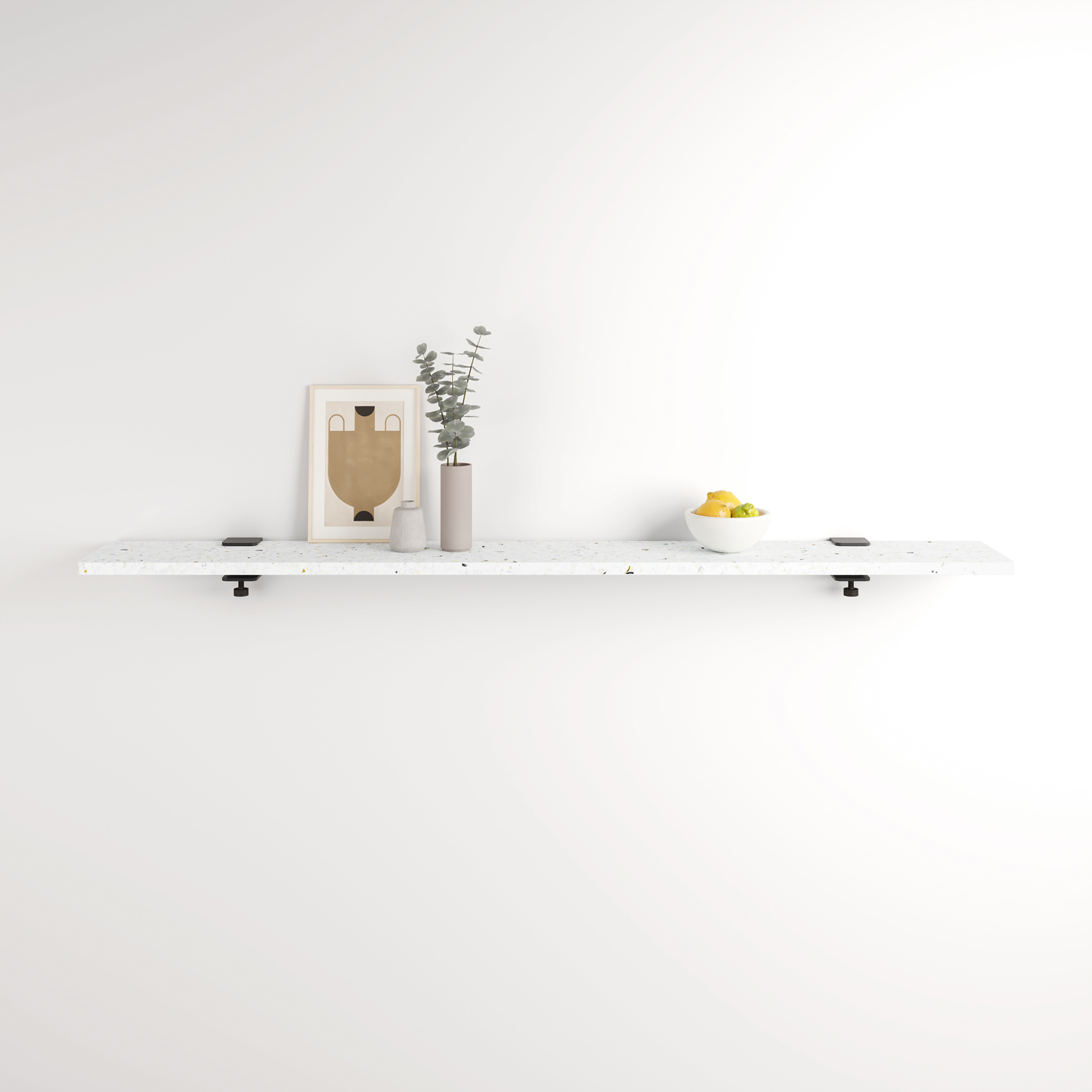 BRACKET Wandregal - recycelter Kunststoff Venezia - 60 bis 150cm