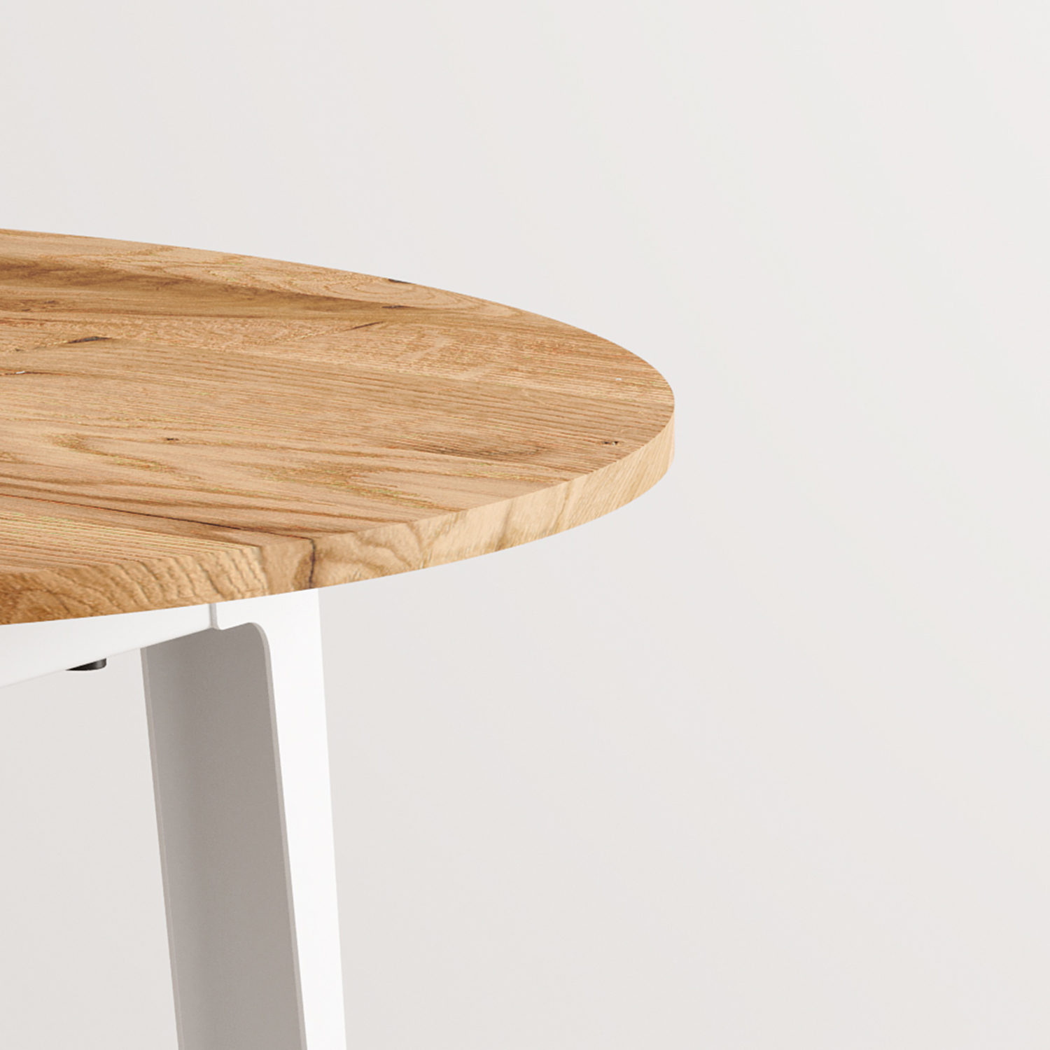 NEW MODERN round table Ø 110cm - reclaimed wood